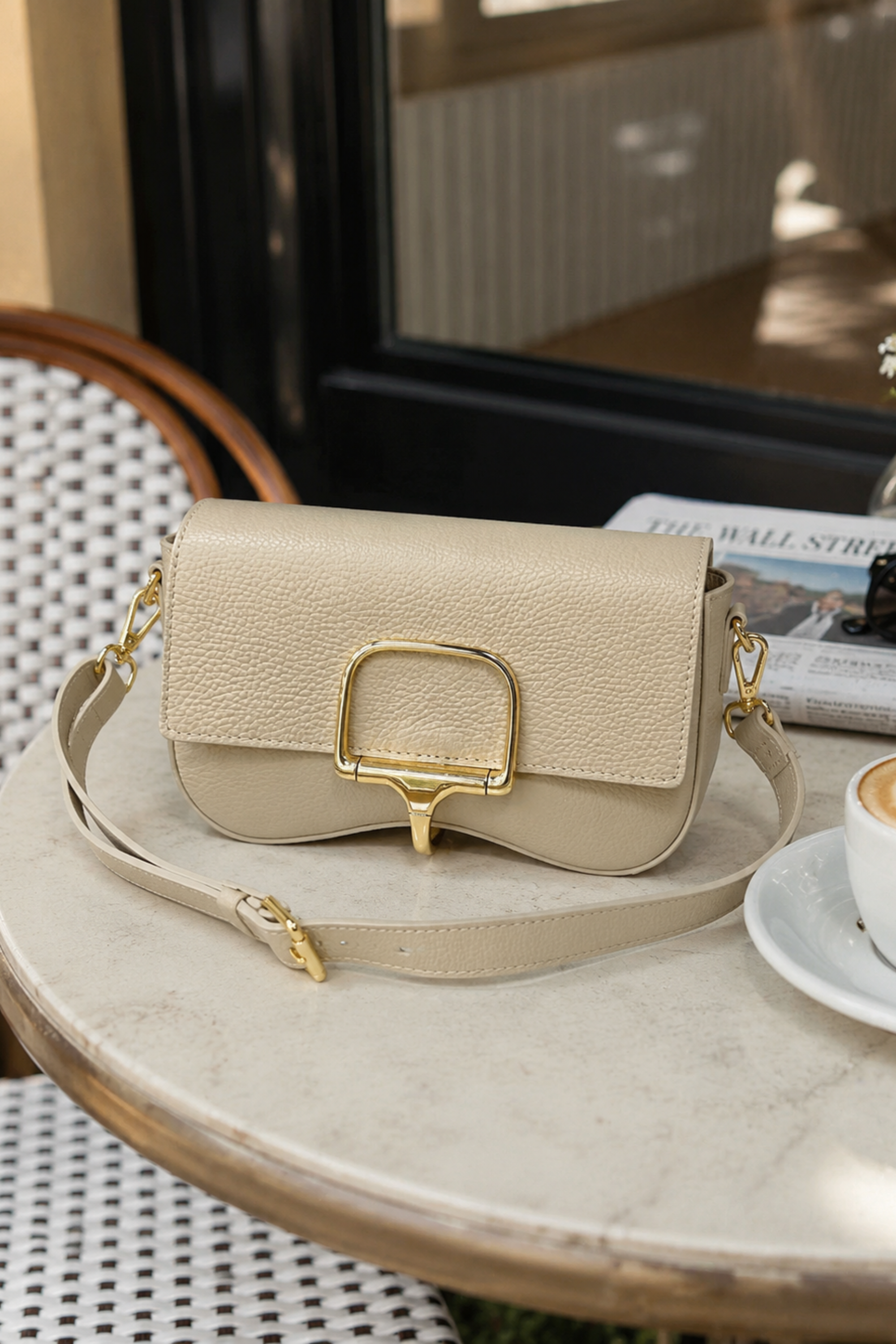 Anna Leather Crossbody Bag