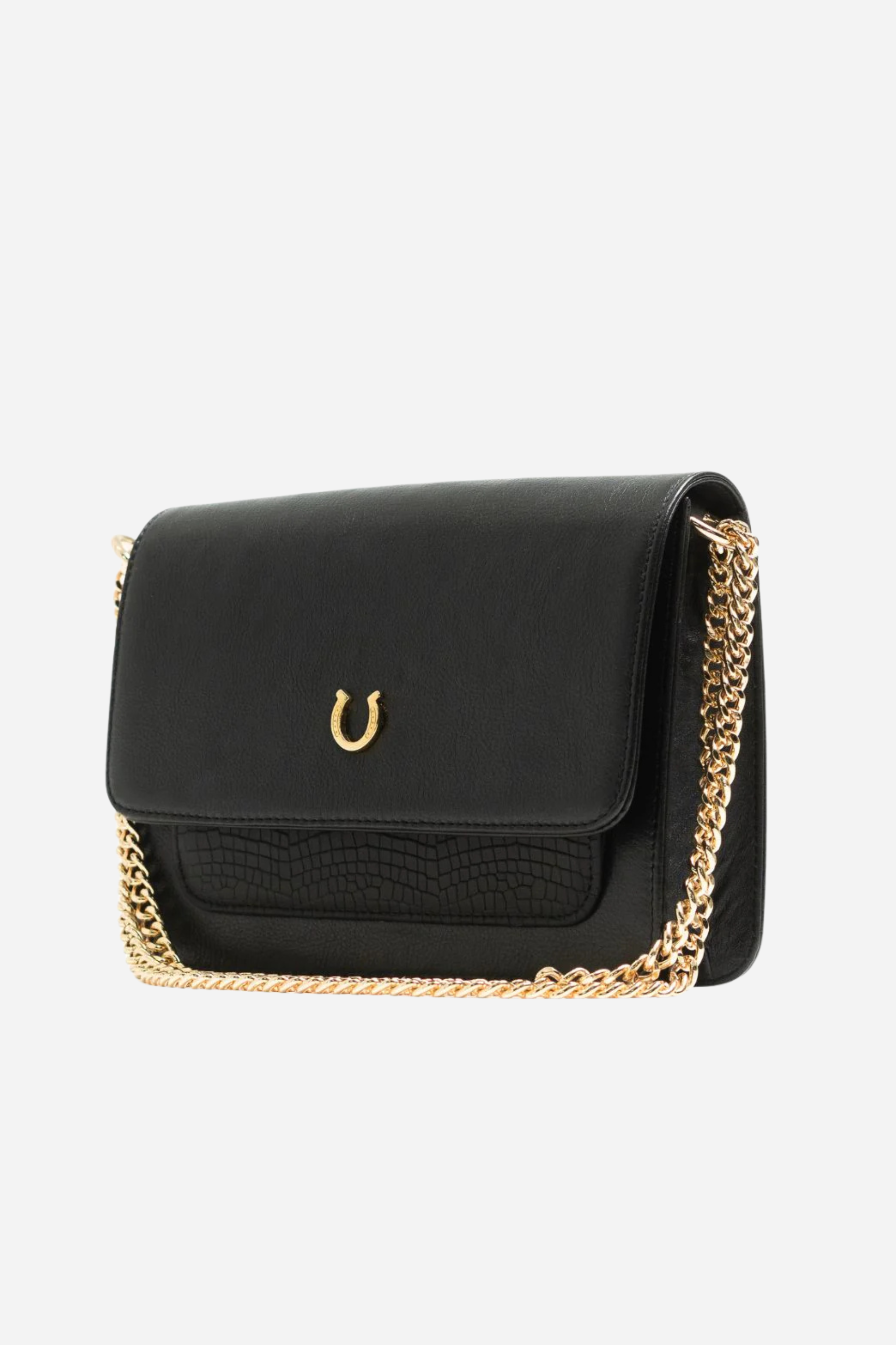 esquivas stylish equestrian aria leather saddle bag