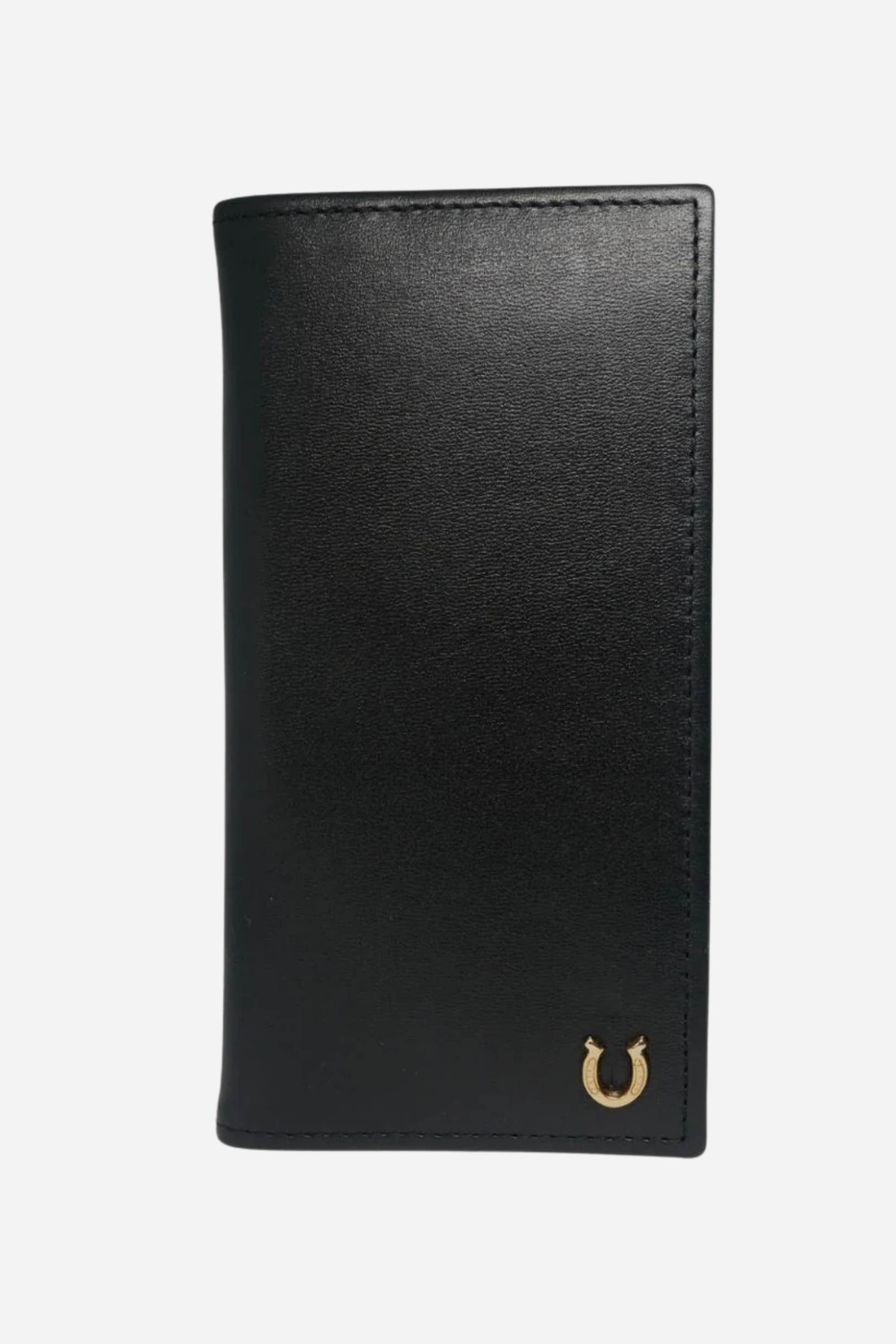 Esquivias Aria Leather Wallet
3.5 x 6.6 inches
(length x Height )

Black calf leather
12 card slots
4 inside bills pockets
Coins space 
gold zipper
Gold Esquivias pin 