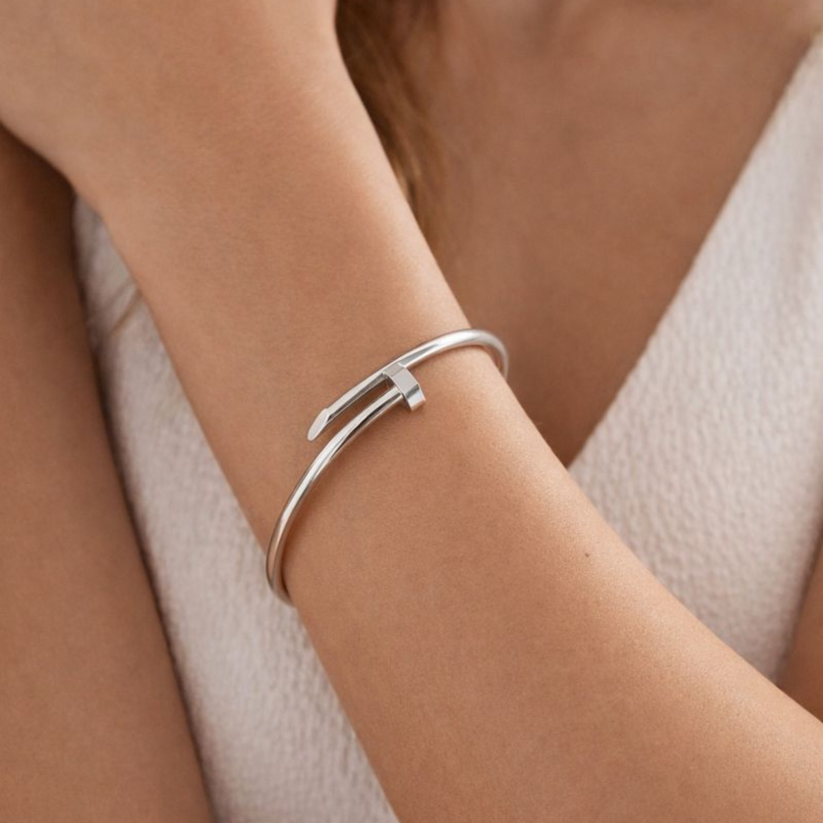 24kcat様【Vantique】NAIL BRACELET バングル　シルバー Axel Nail Bracelet - Silver