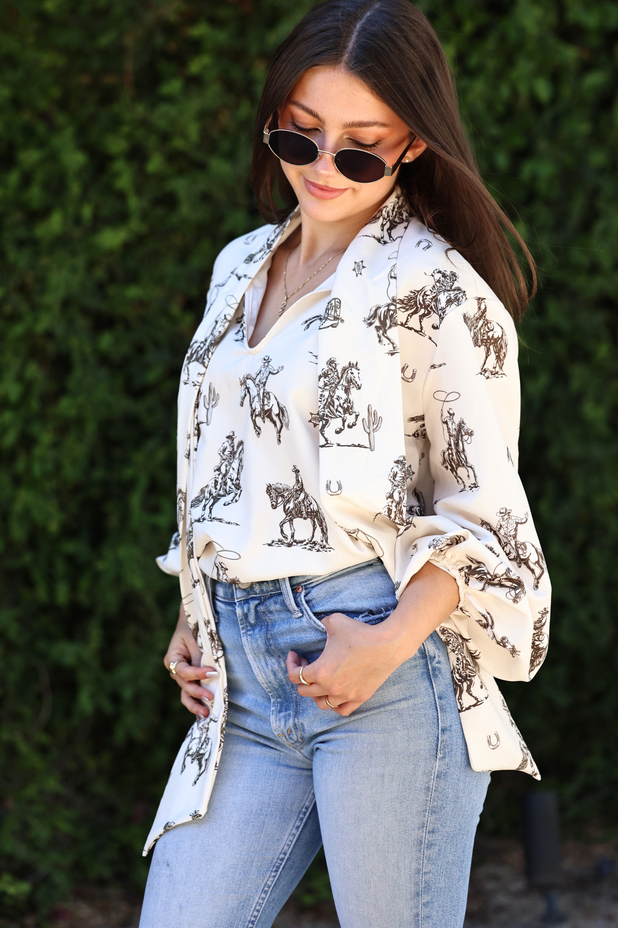 mazik stylish equestrian bailey top