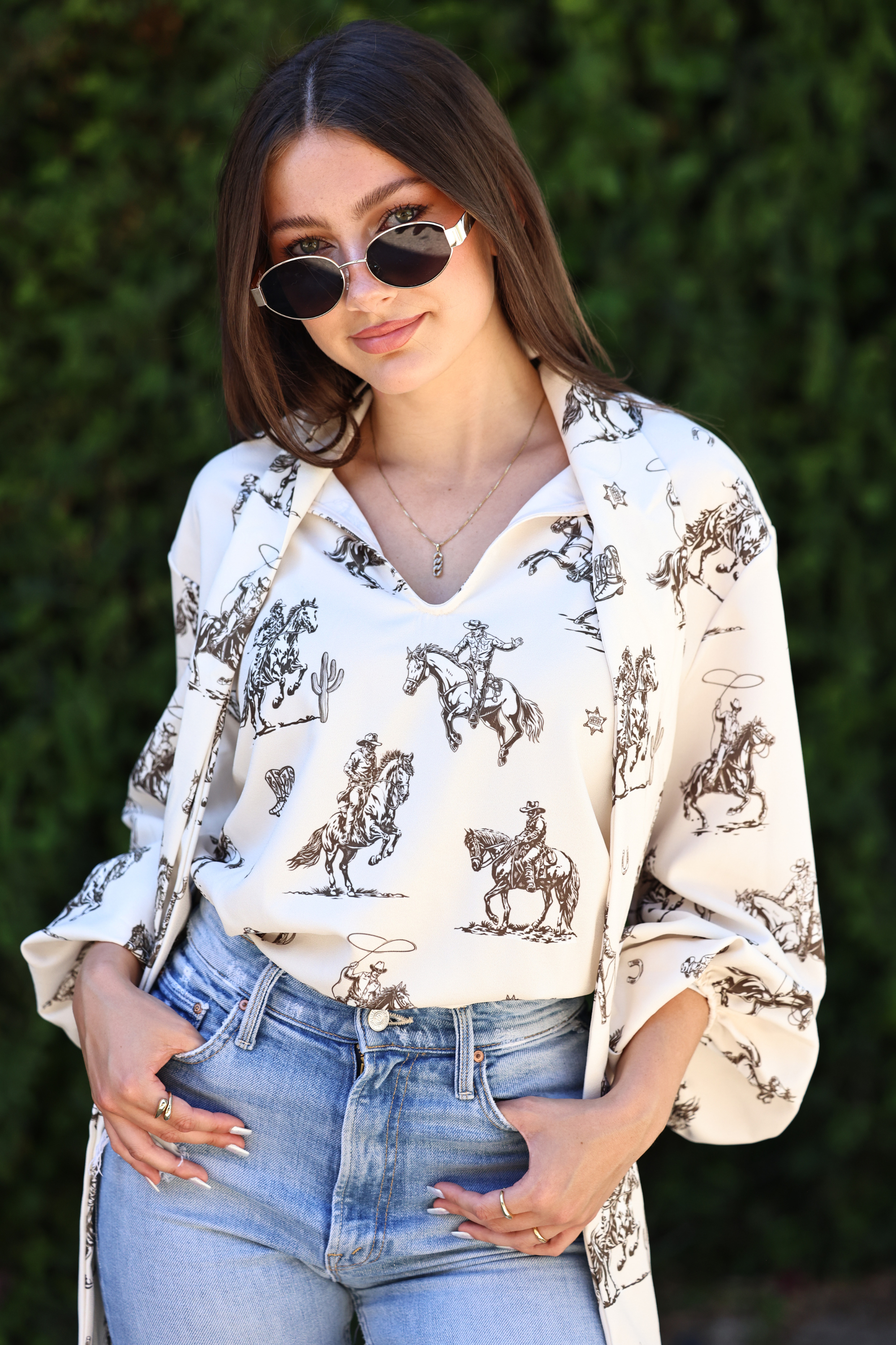 mazik stylish equestrian bailey top