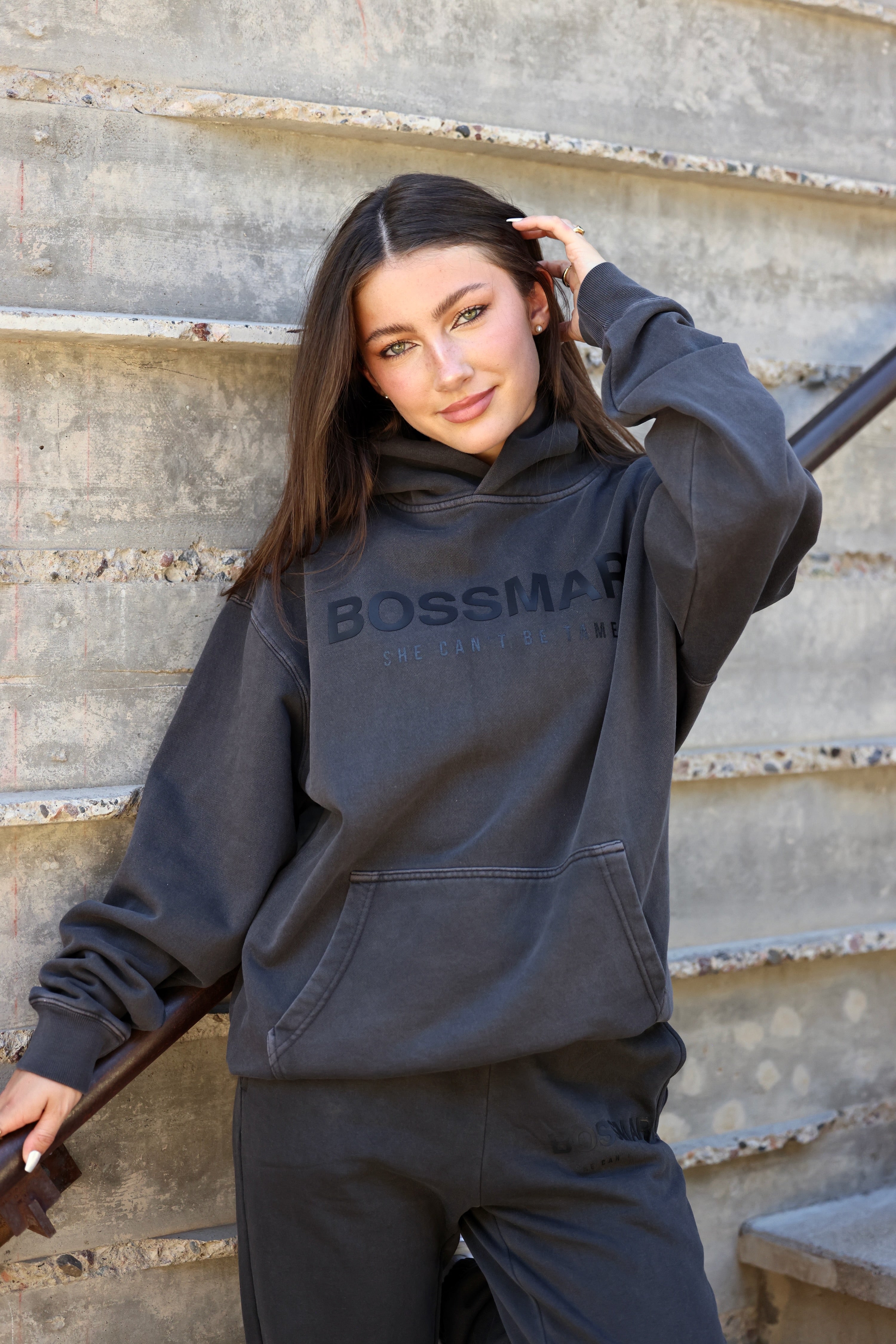 ascolour stylish equestrian boss mare faded equestrian hoodie