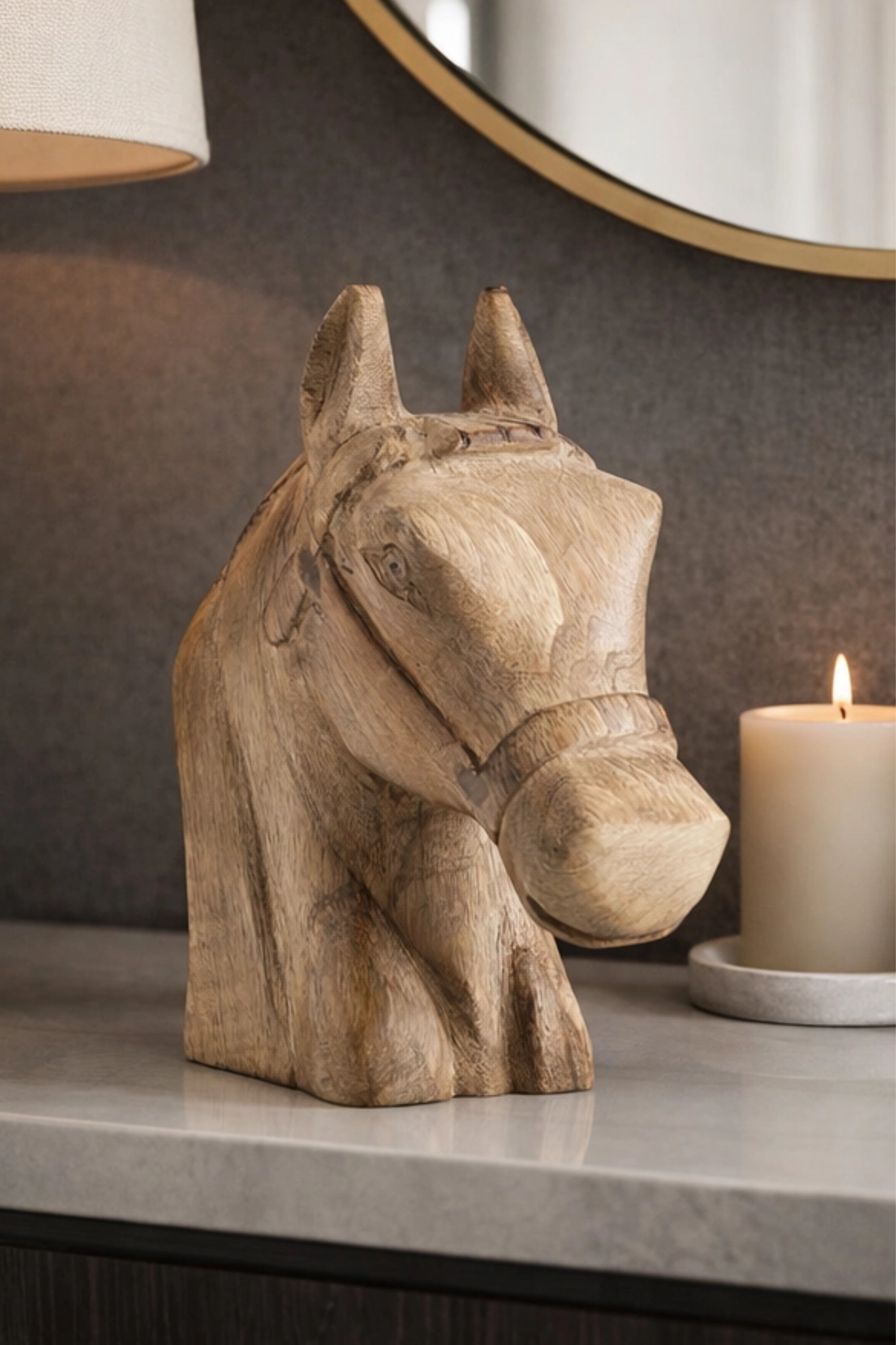 Palma Horse Head Accent
