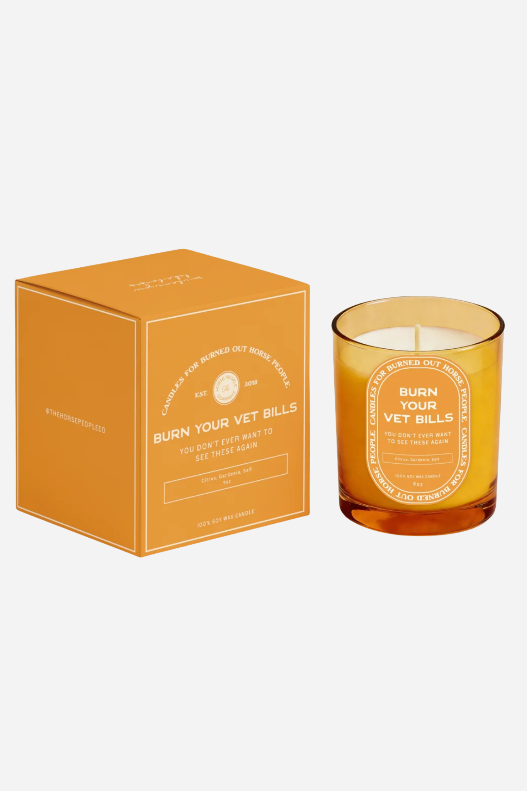 Burn Your Vet Bills Candle