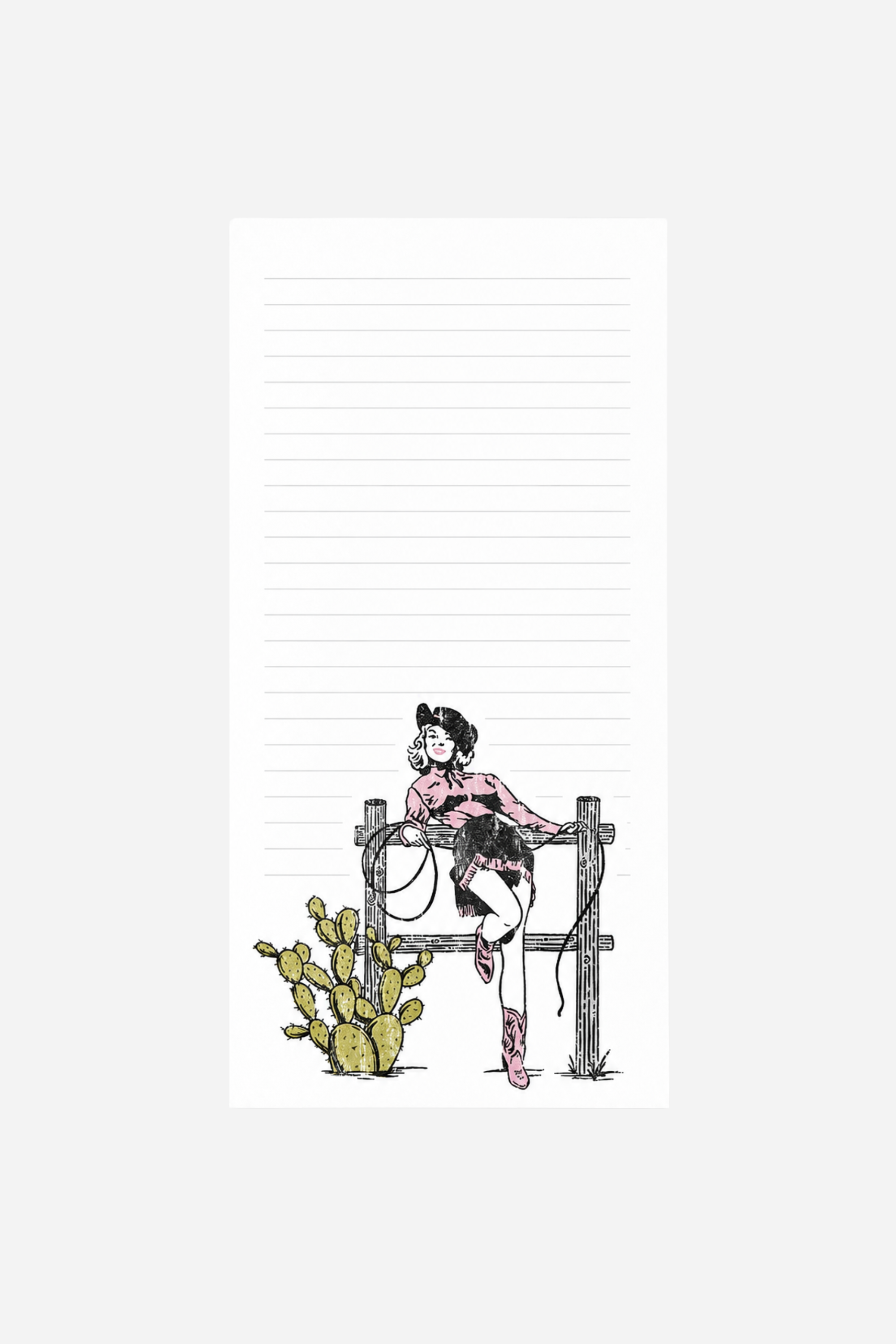 Cactus Cowgirl Notepad