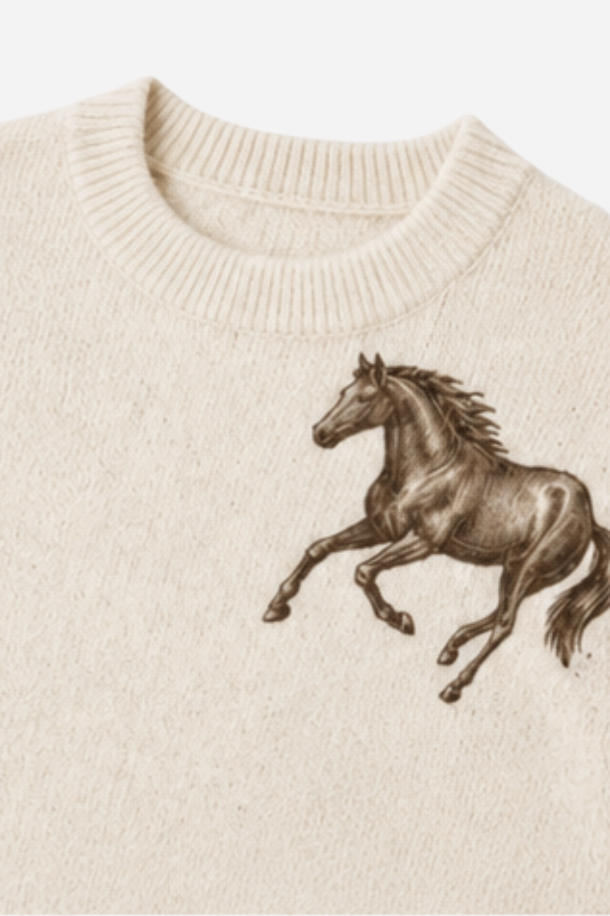 Charli Horse Sweater - Ivory