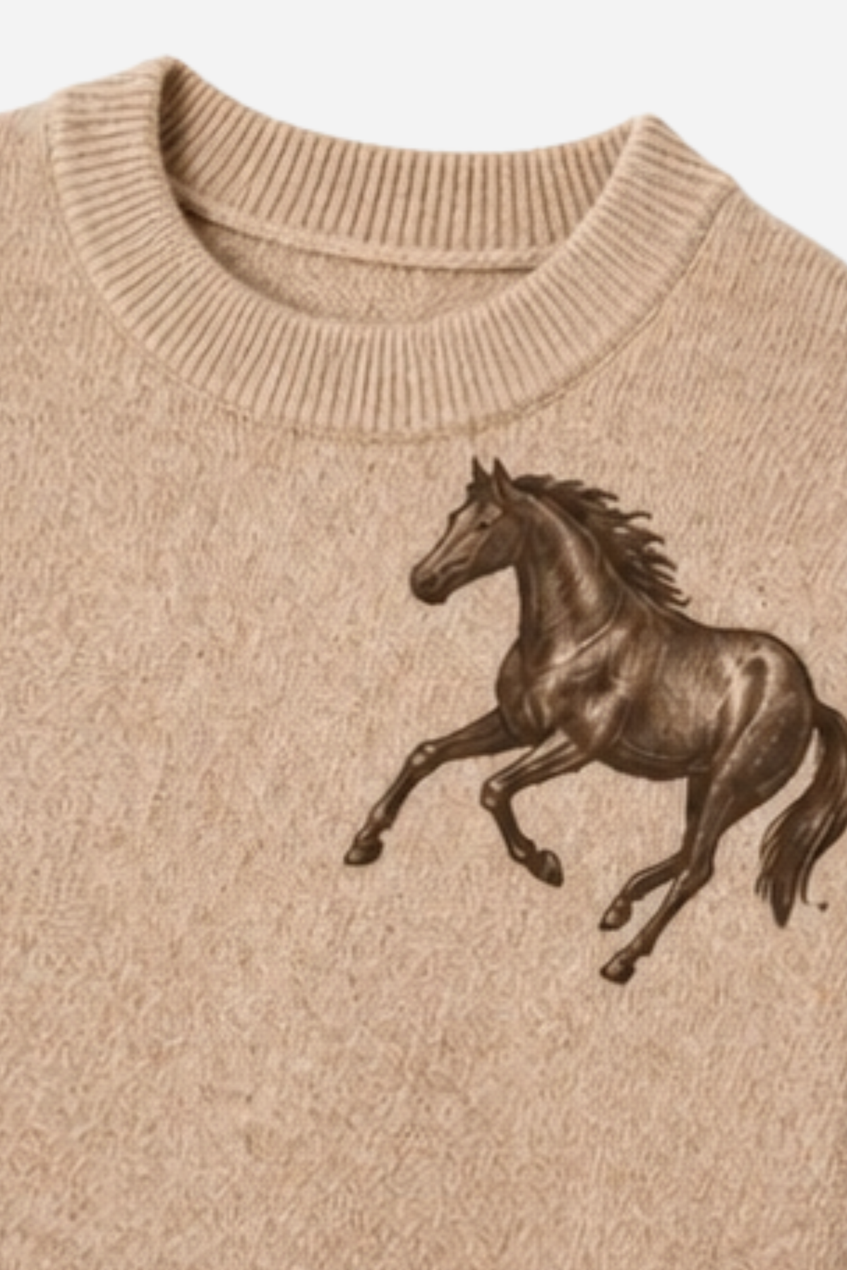 Charli Horse Sweater - Tan