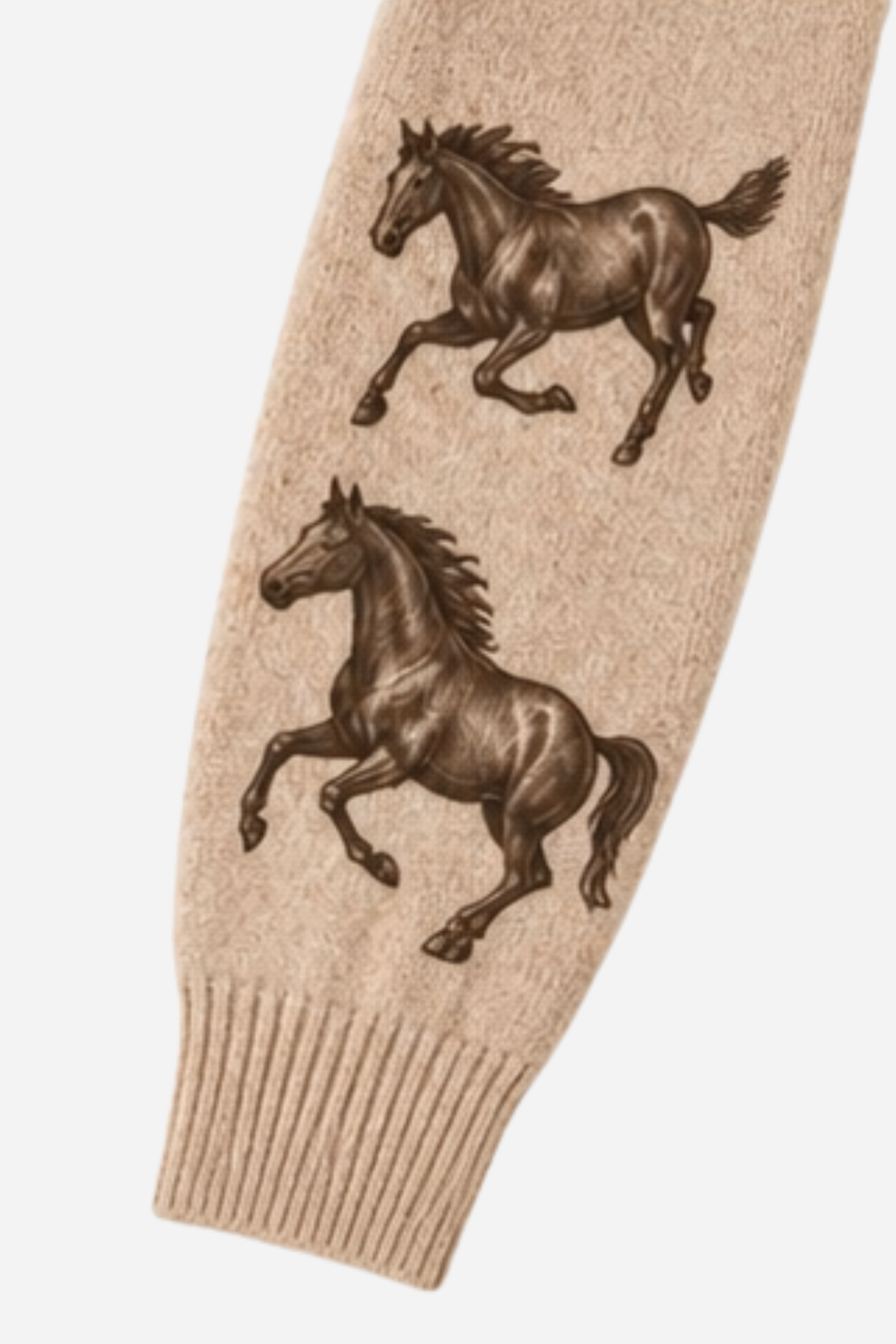 Charli Horse Sweater - Tan