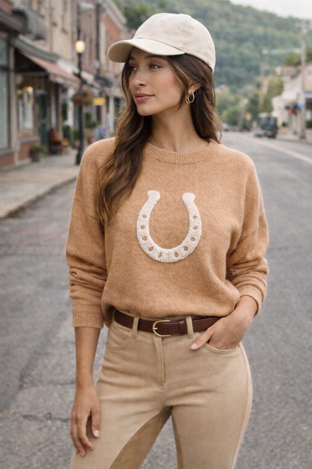 Lucky Daze Horseshoe Sweater