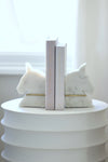 a&b home inc. stylish equestrian claire marble horse head bookend set