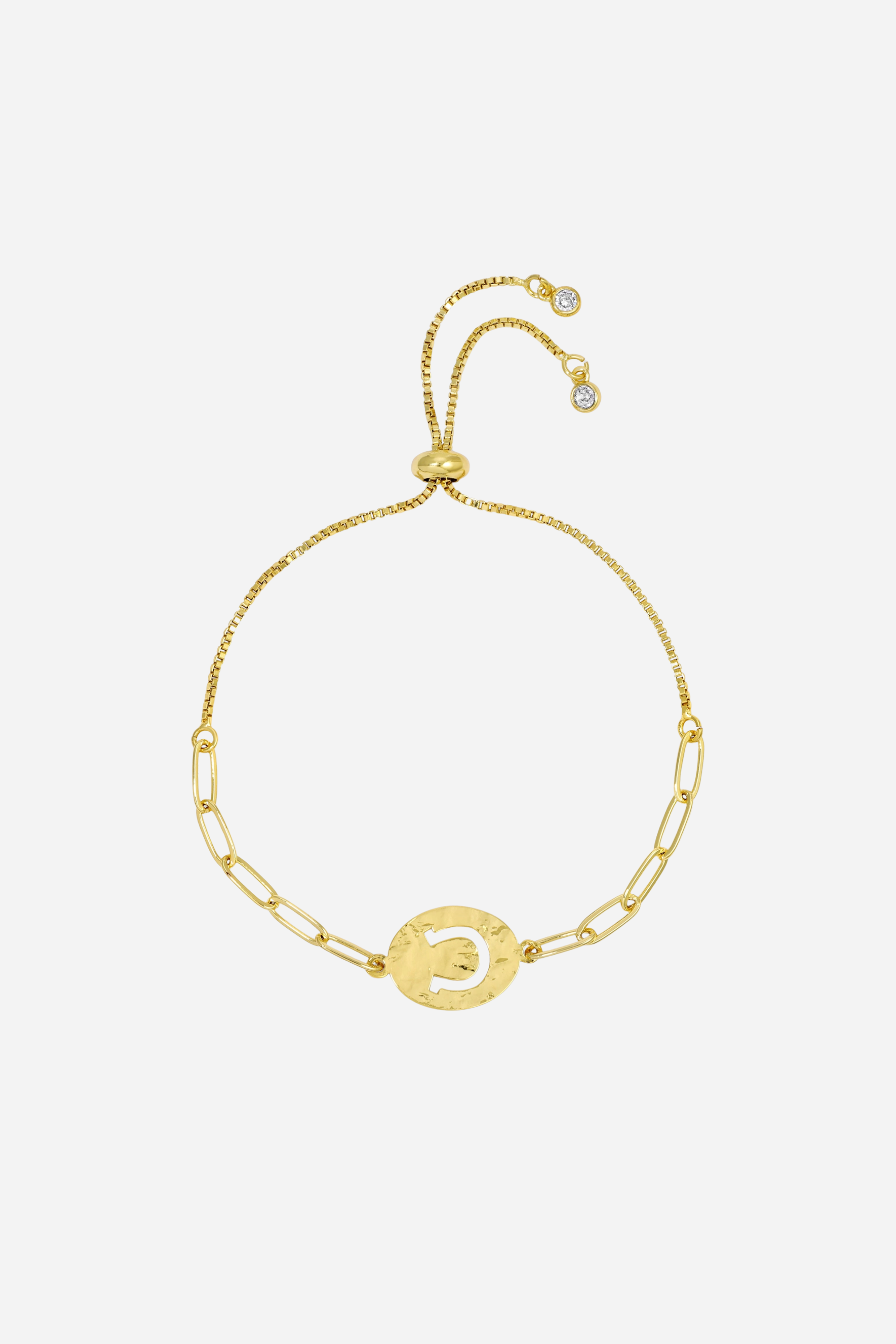 Claudia Horseshoe Coin Bracelet
