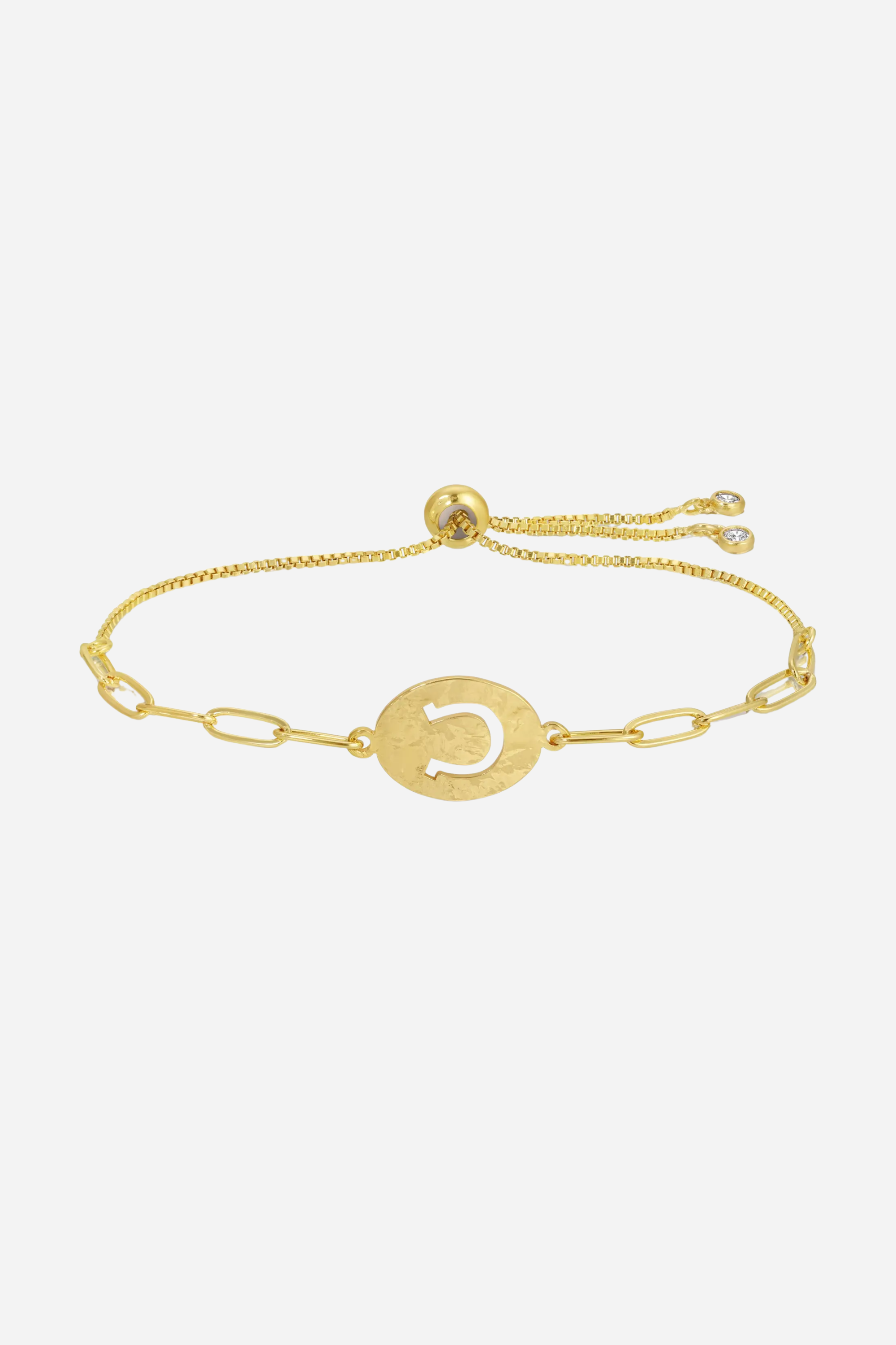 Claudia Horseshoe Coin Bracelet