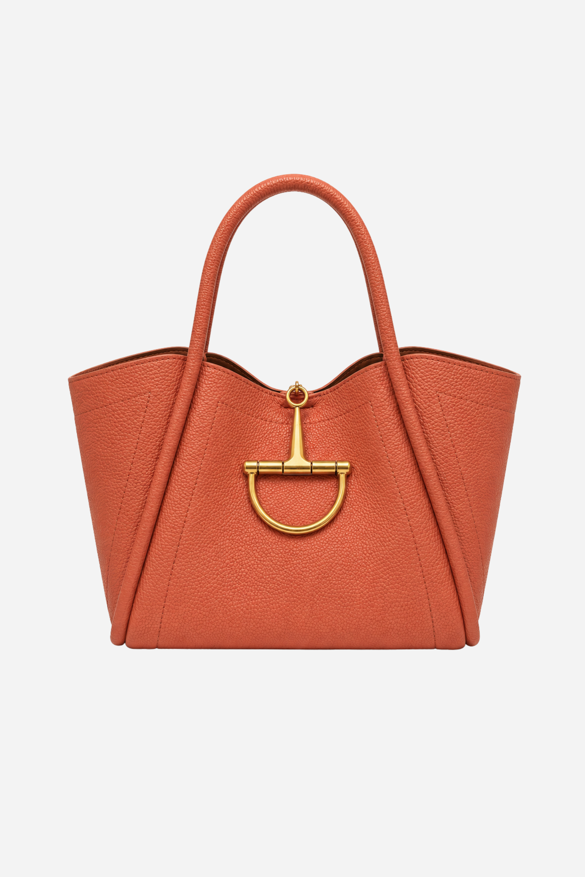 Collette Leather Saddle Bag - Terracotta