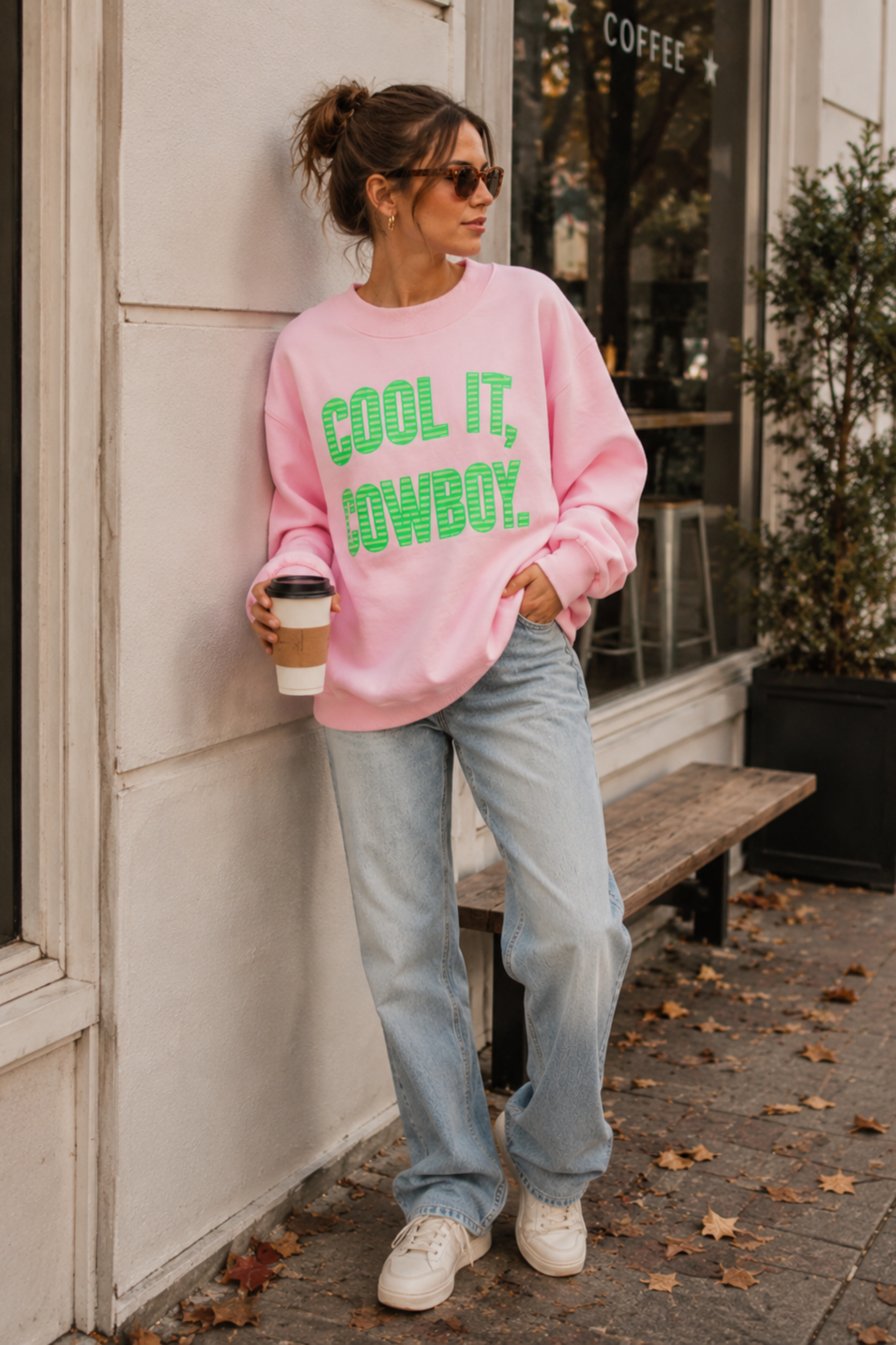 Cool It Cowboy Mockneck Sweatshirt