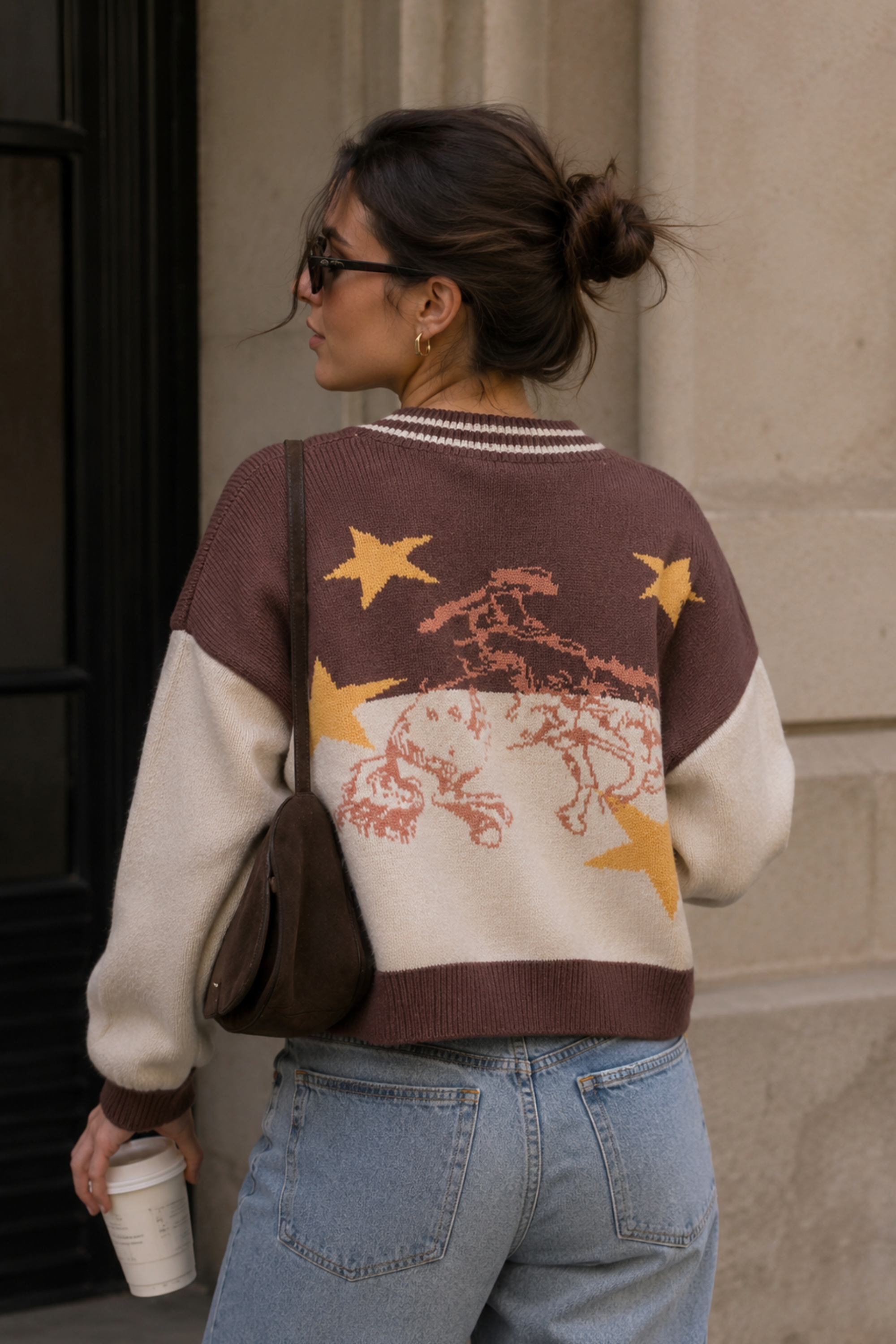 Cowboy Charm Patch Cardigan