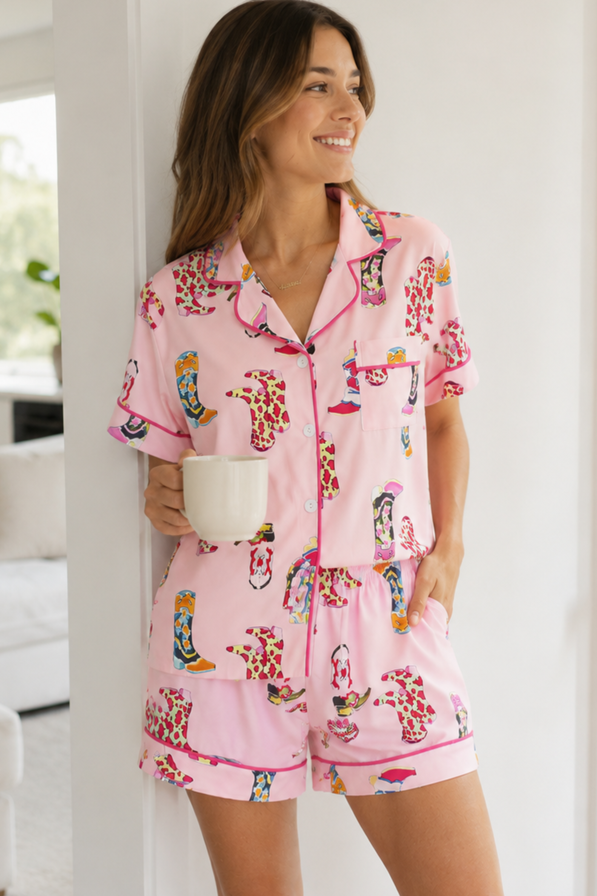 Head Over Boots Pajama Set