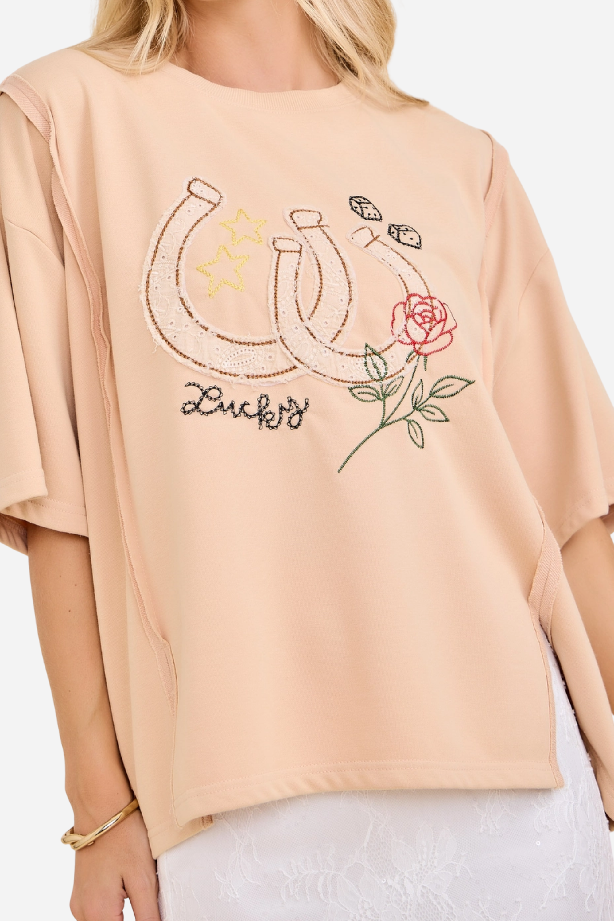Cowgirl Charm Embroidered Tee