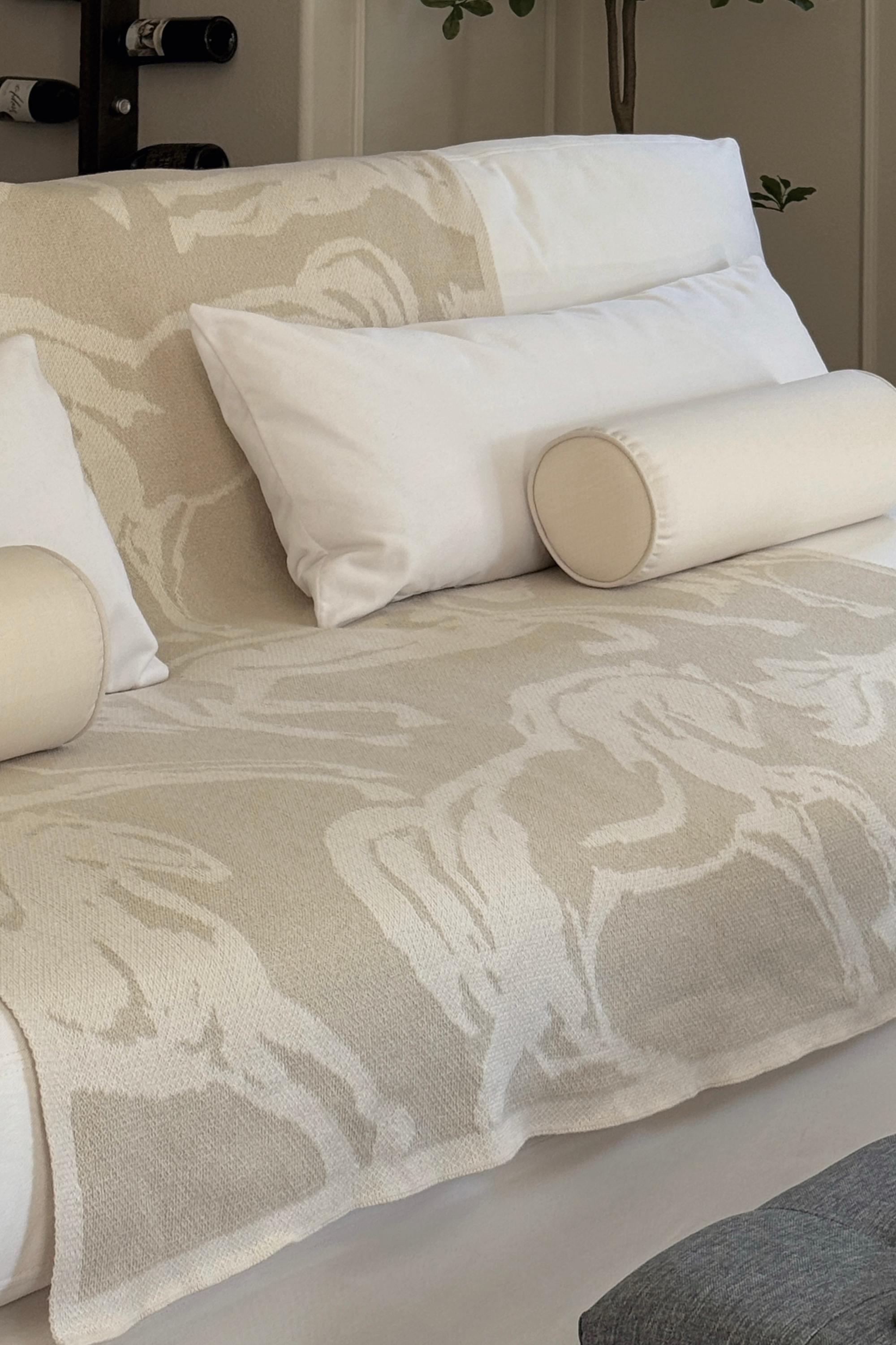 Cremello Throw