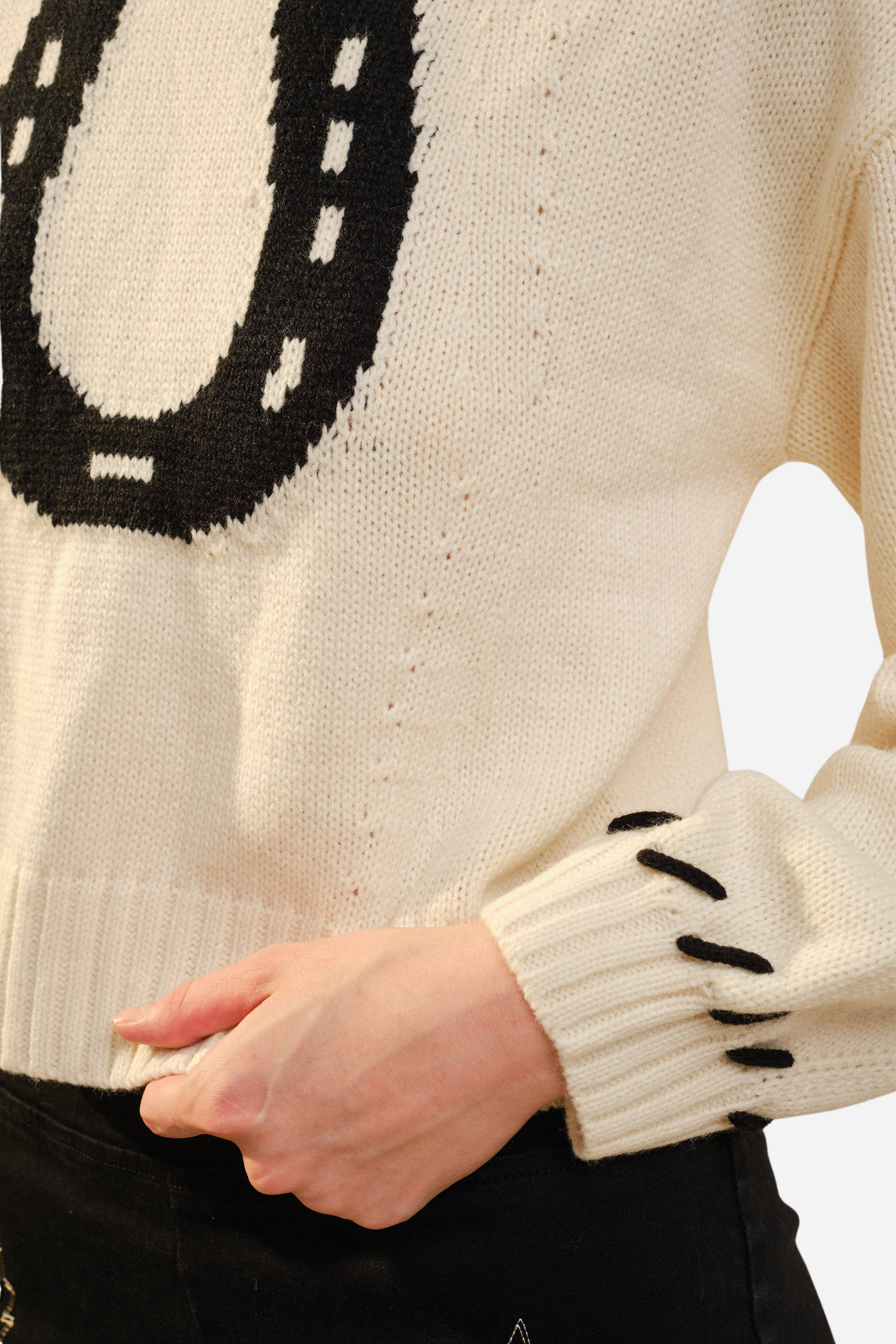 Good Luck Club Cropped Sweater