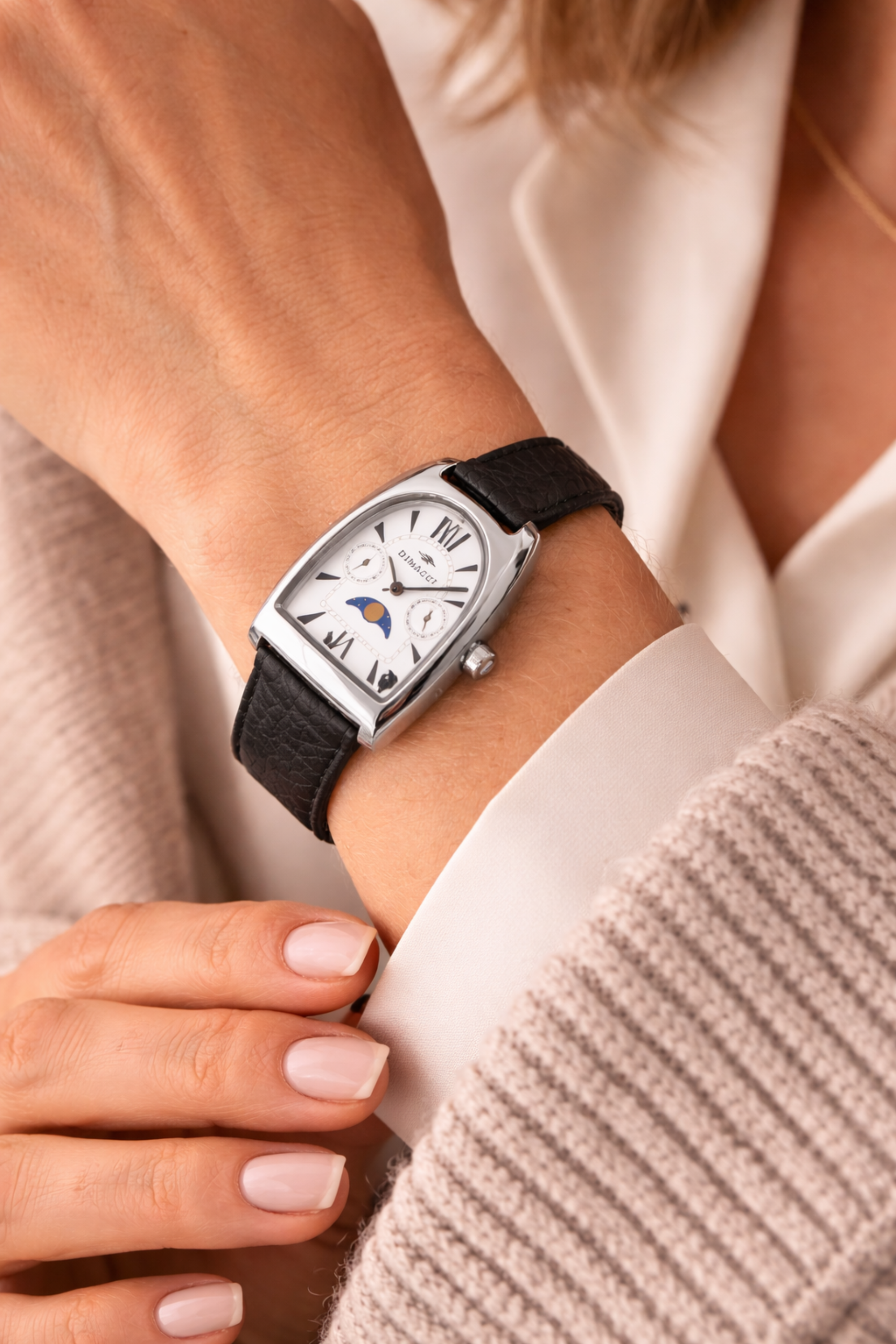 Deauville Stirrup Watch - Black