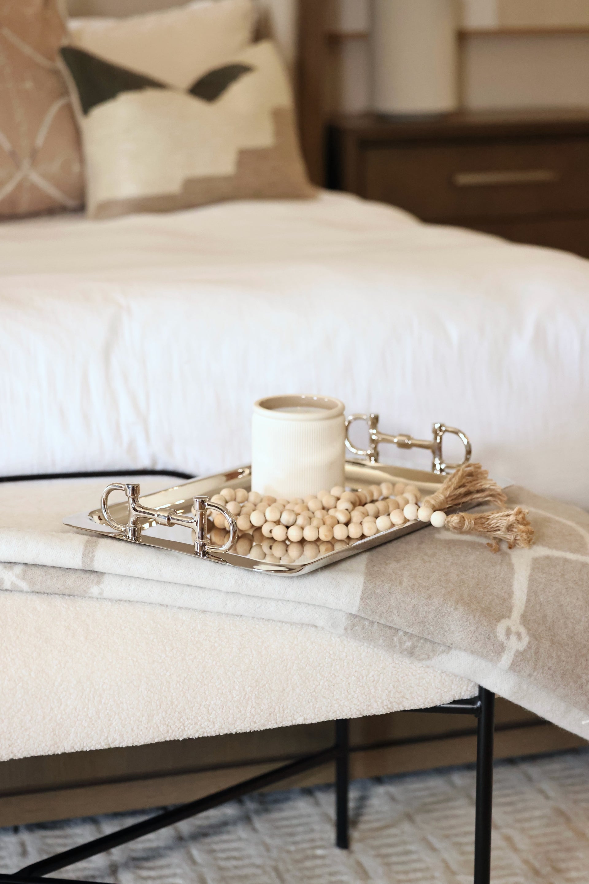 Eliana Snaffle Bit Tray - Silver