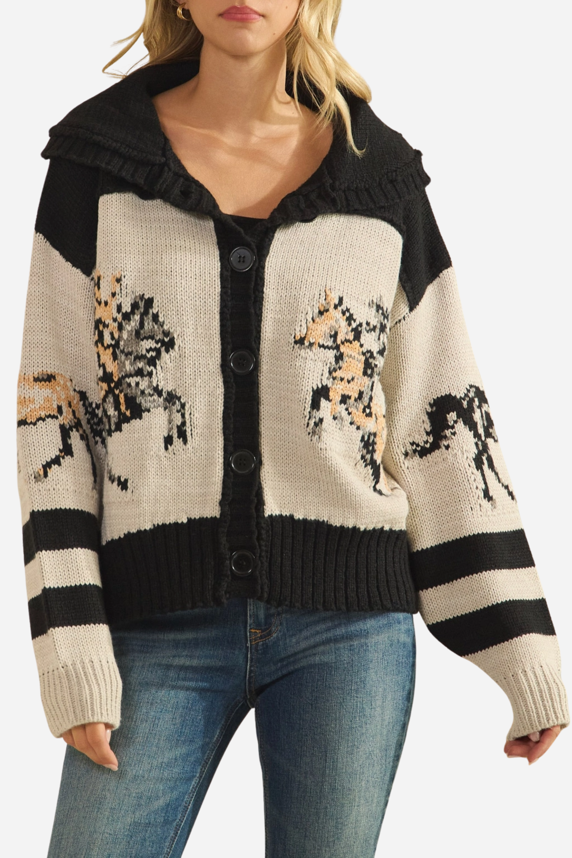 Elsa Galloping Horse Cardigan