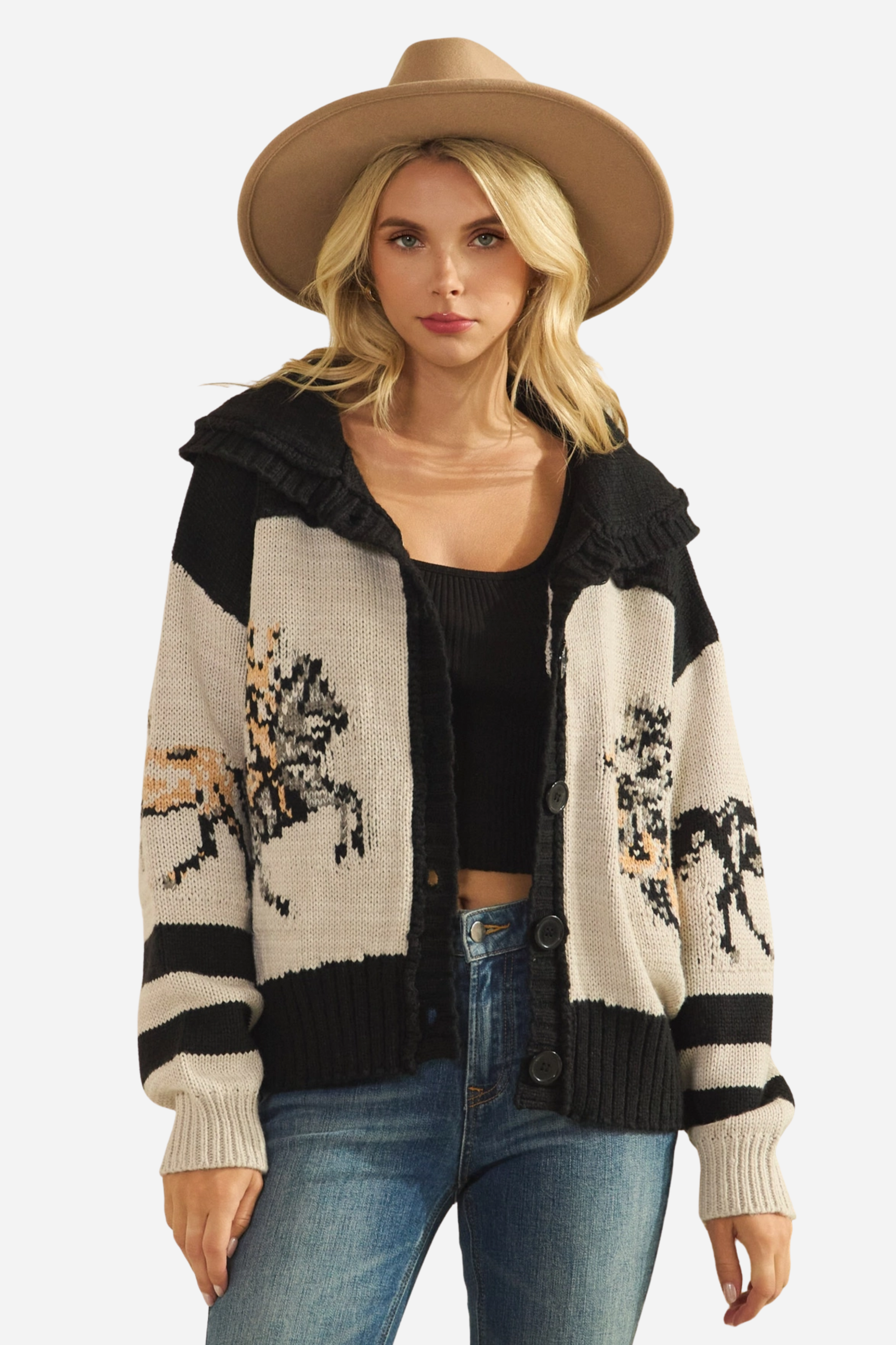 Elsa Galloping Horse Cardigan