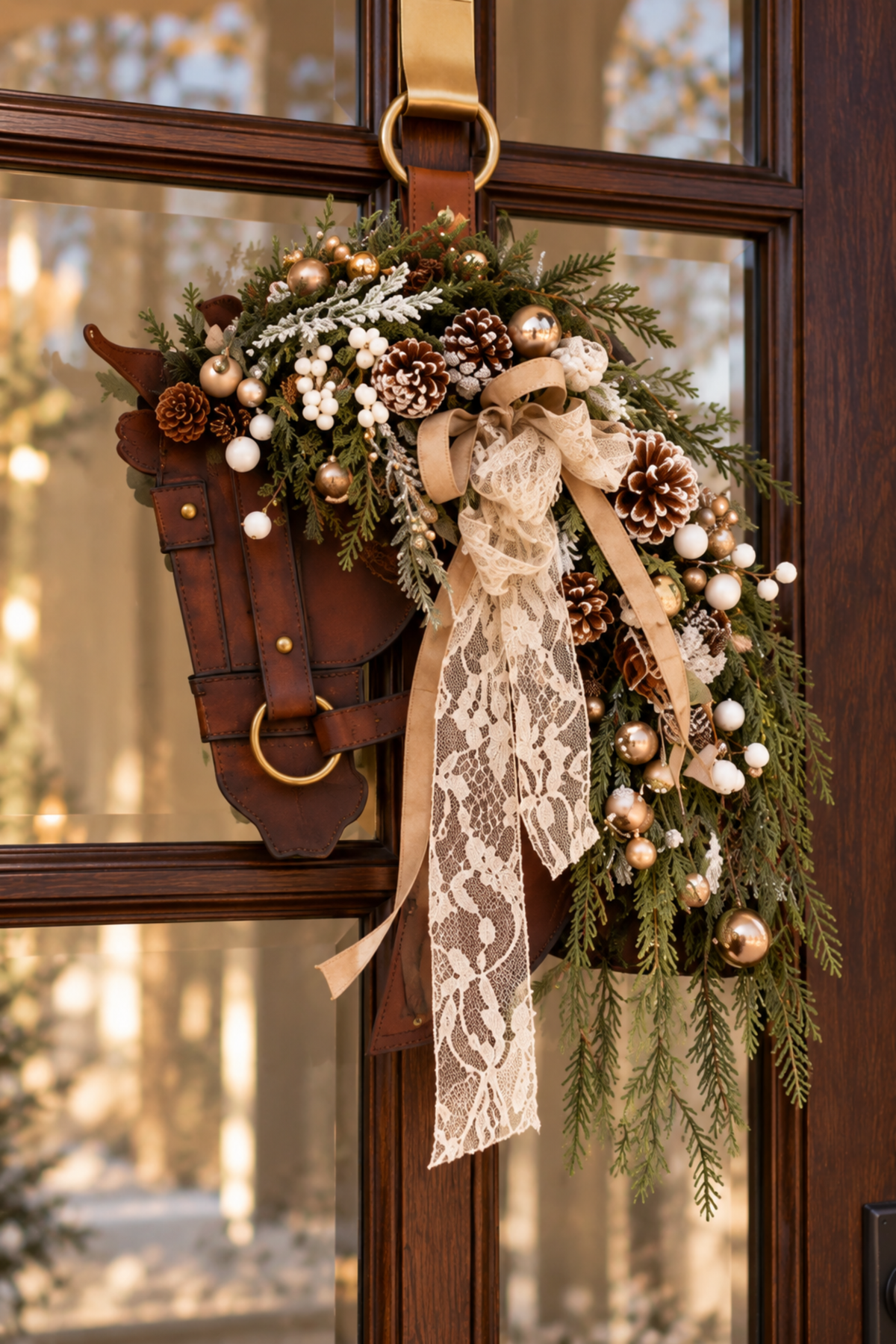 Equestrian Holiday Wreath