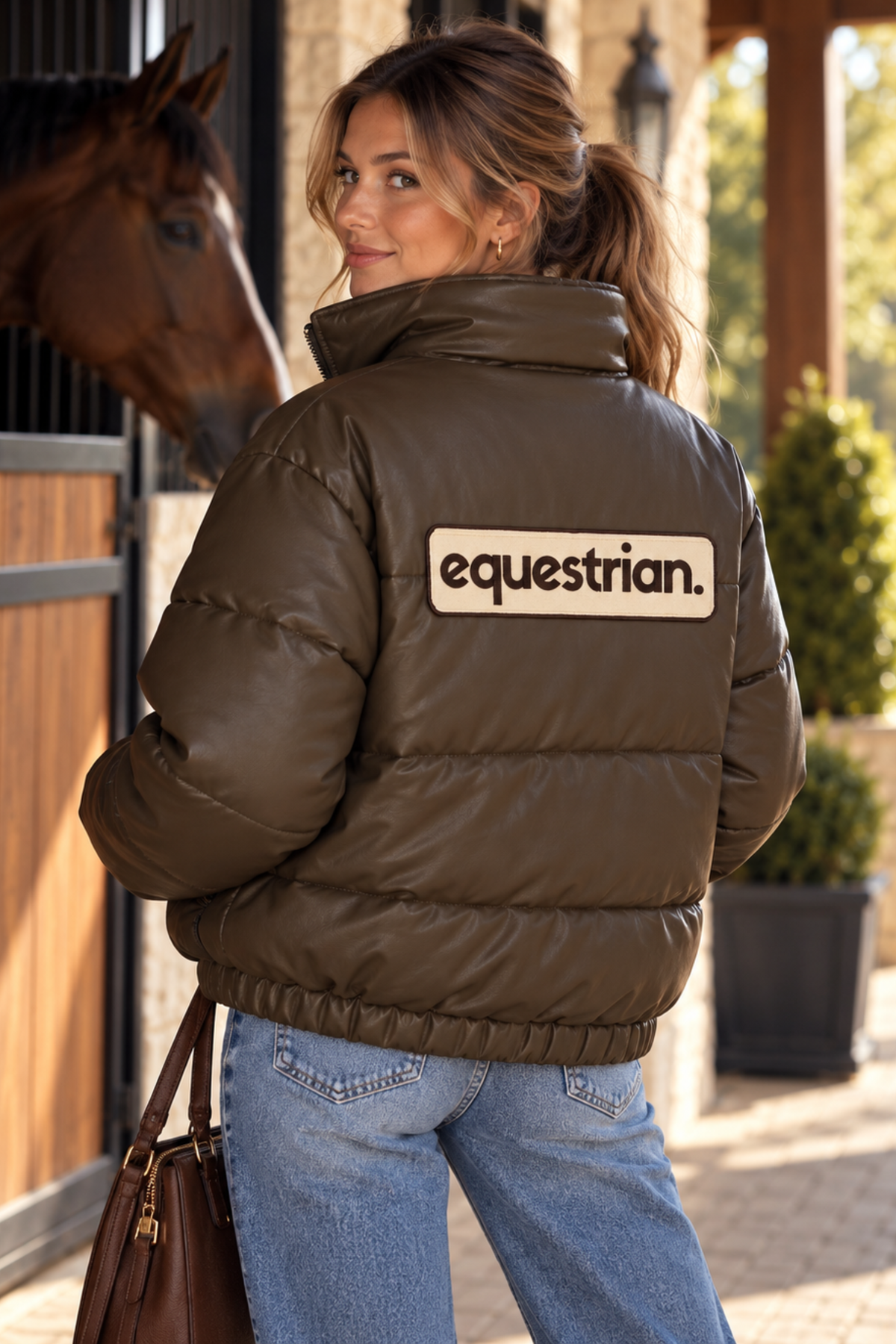 Equestrian Puffer Jacket