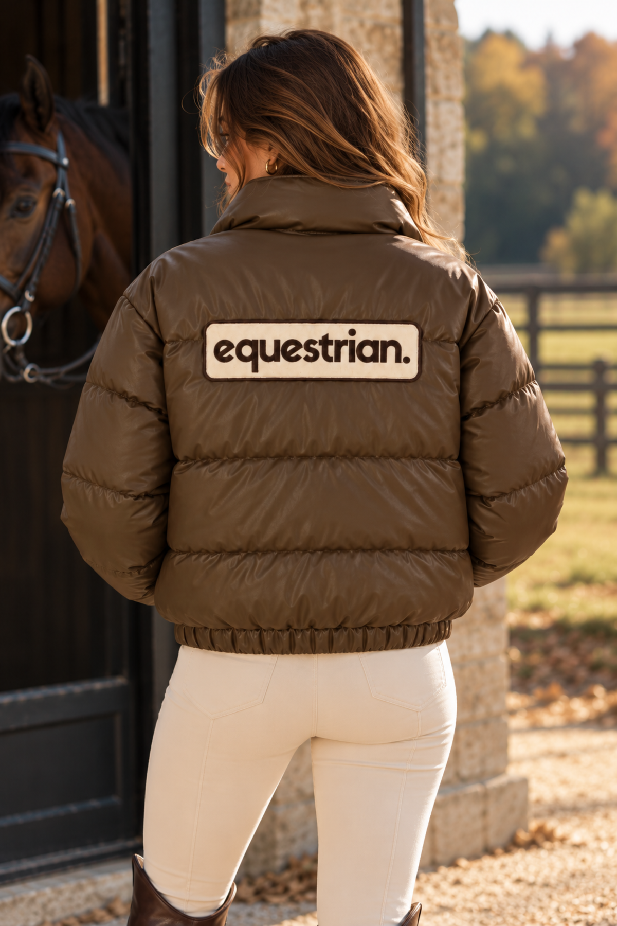 Equestrian Puffer Jacket