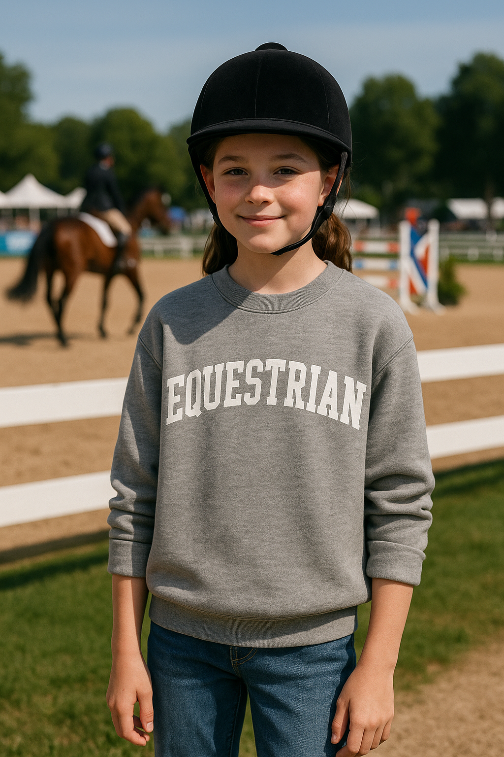 Equestrian Youth Sweatshirt - Athletic Heather