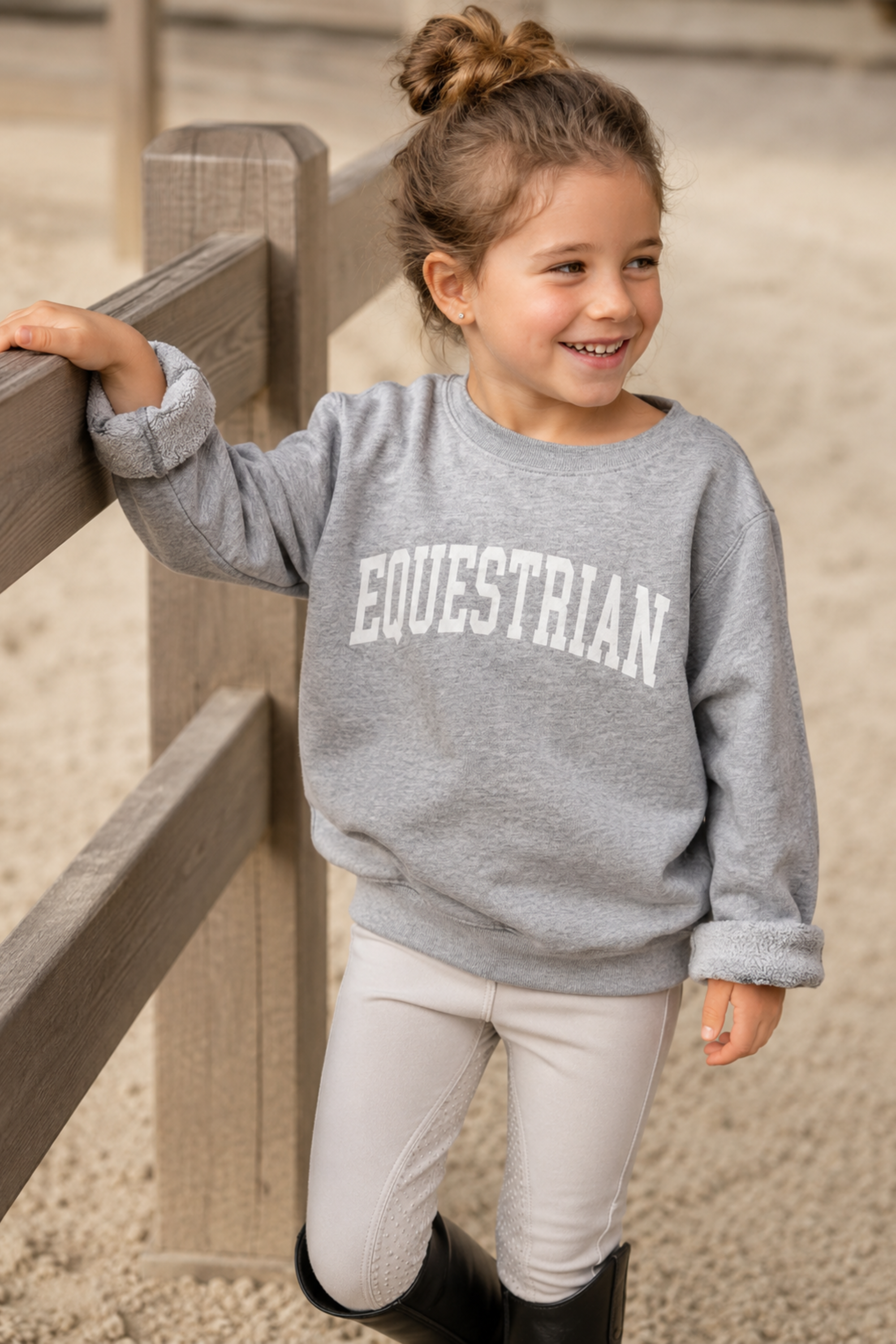 Equestrian Youth Sweatshirt - Athletic Heather