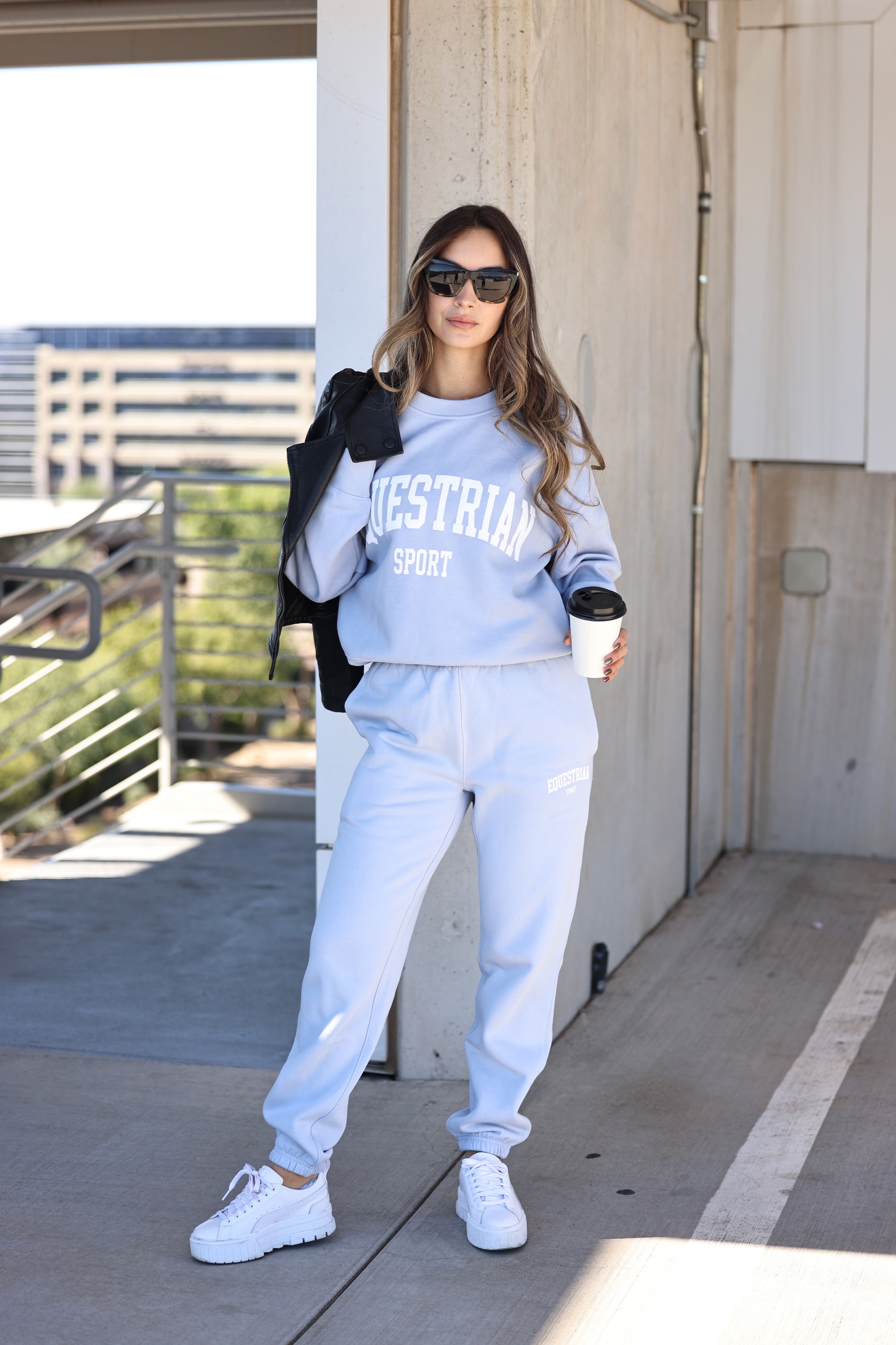 Equestrian Sport Sweatpant - Powder