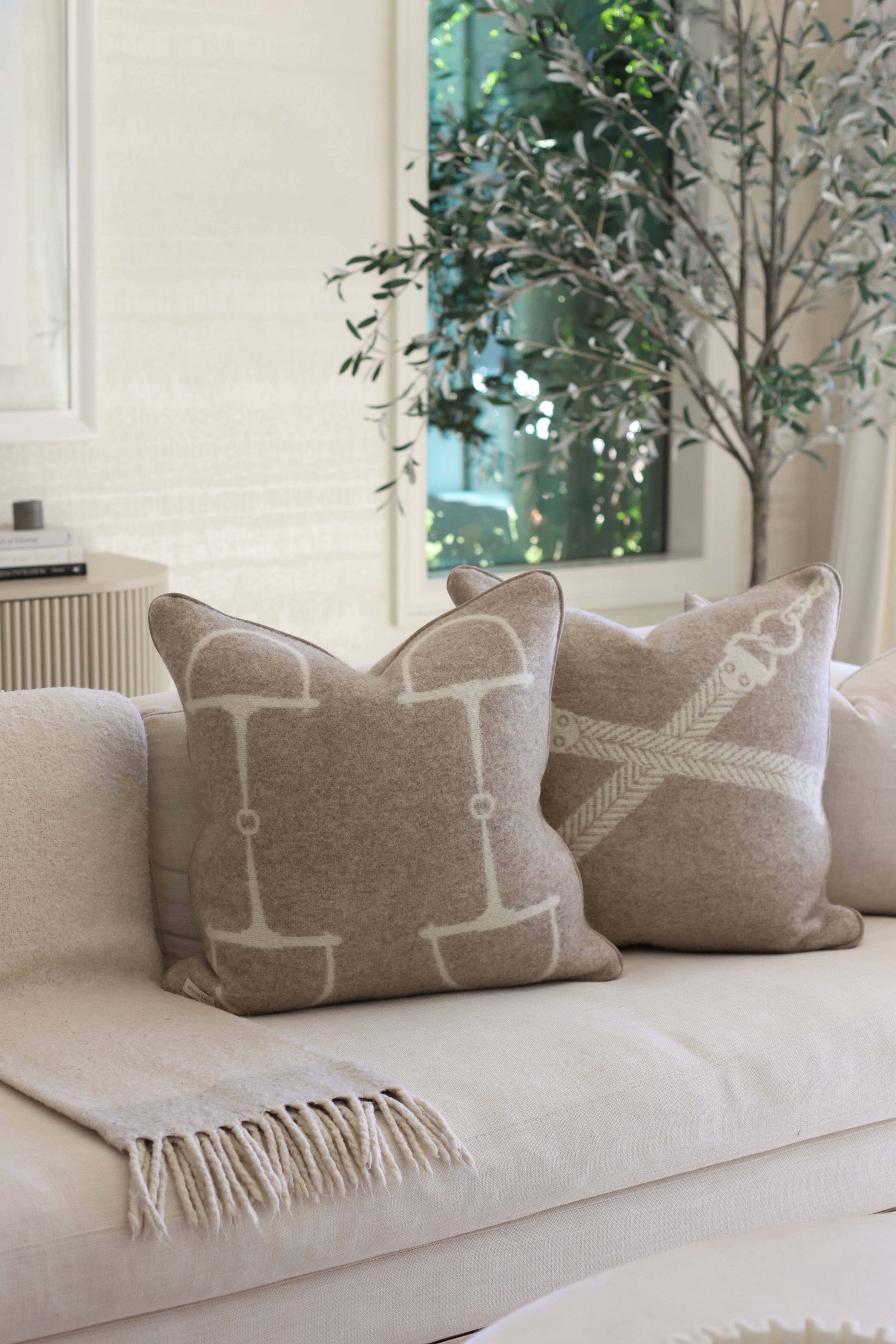 Equine Wool Pillow - Vanilla Bean