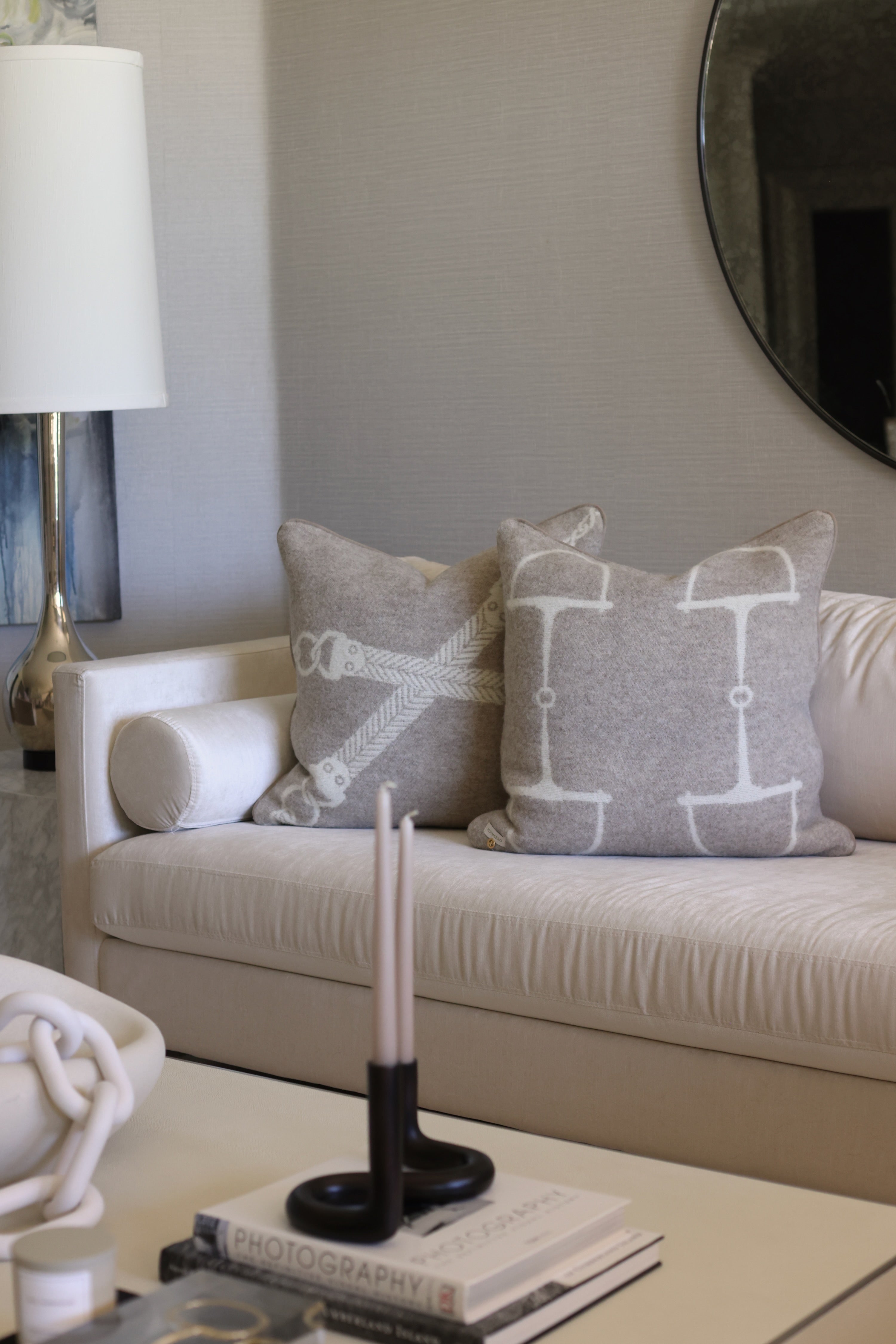 Equine Wool Pillow - Vanilla Bean