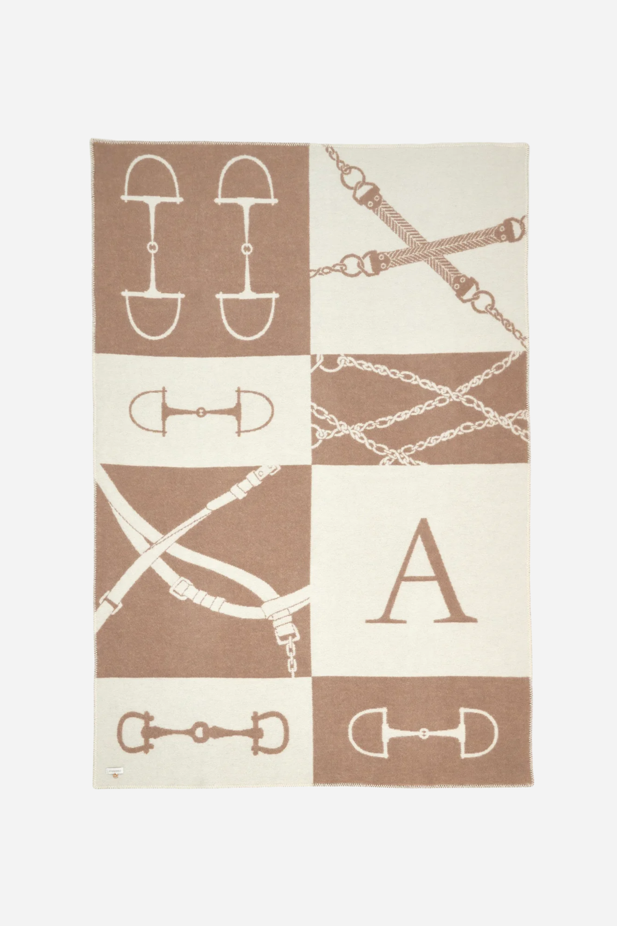 Equine Wool Throw - Spice