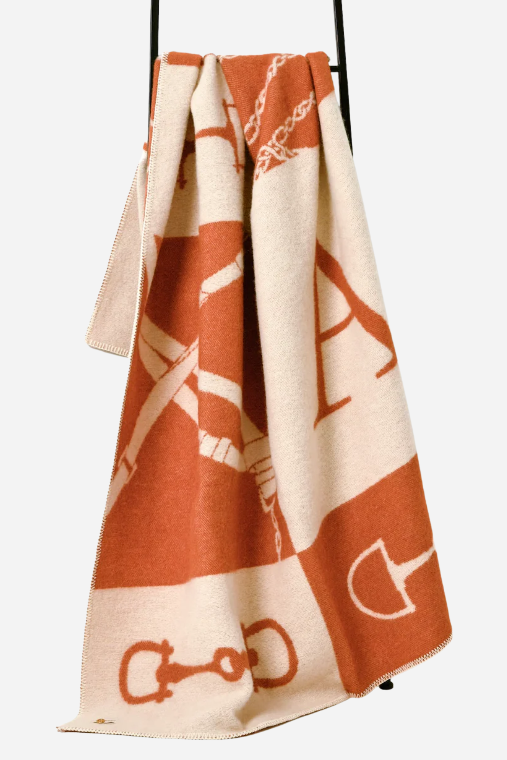 Equine Wool Throw - Tangelo