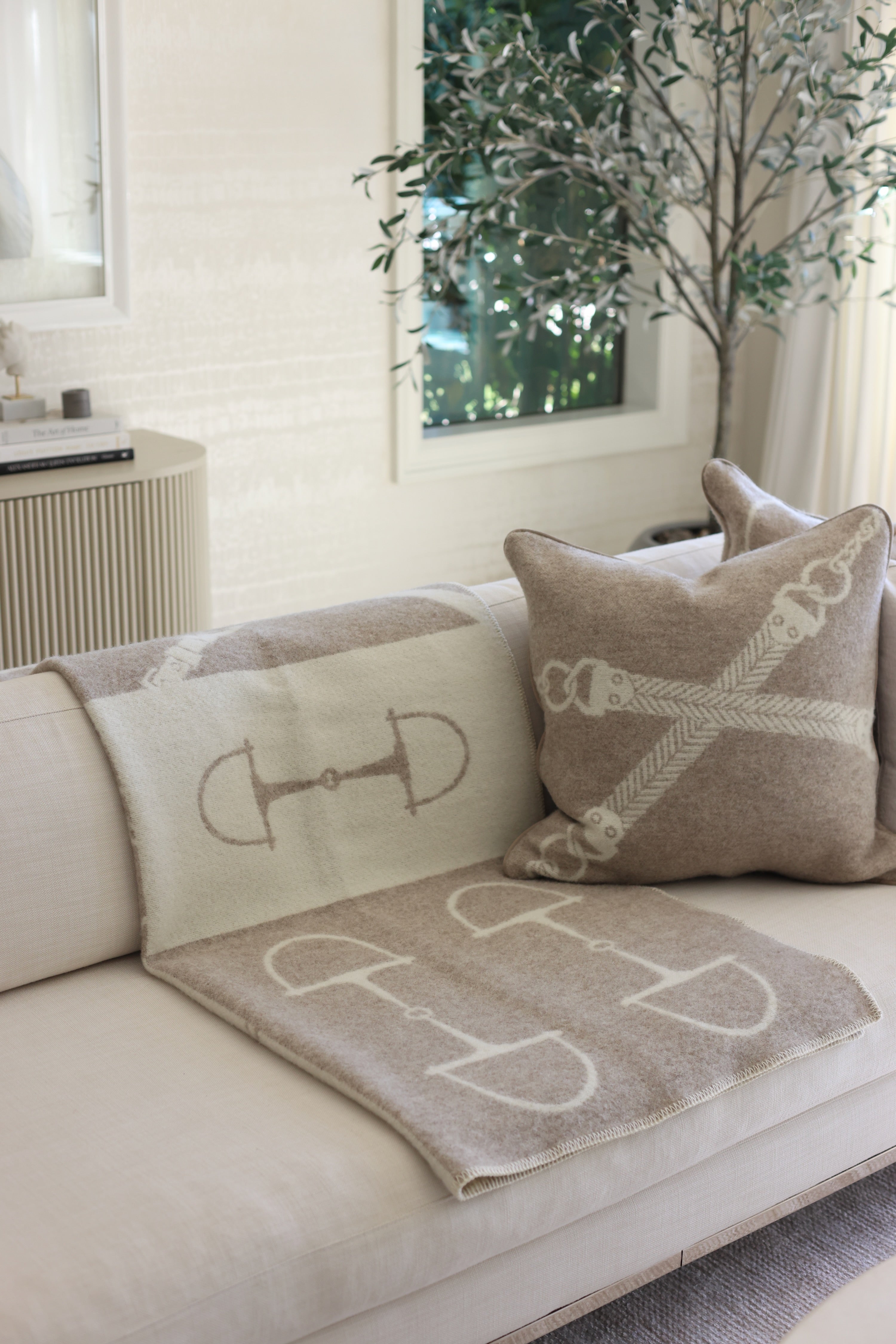 Equine Wool Pillow - Vanilla Bean