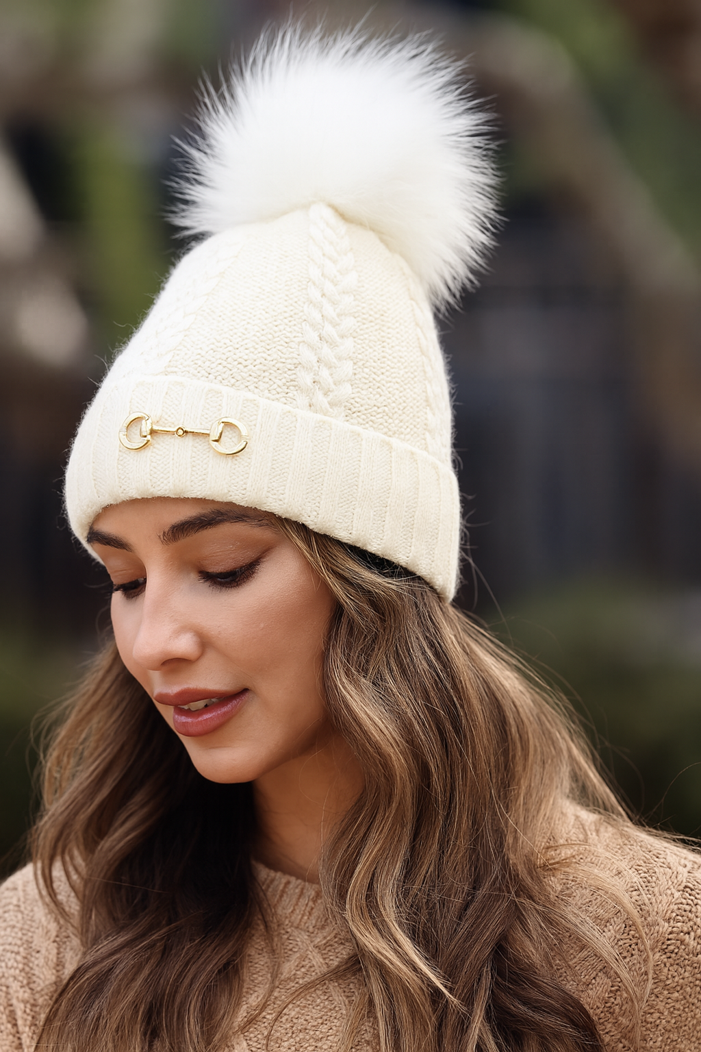 Evie Beanie - Ivory