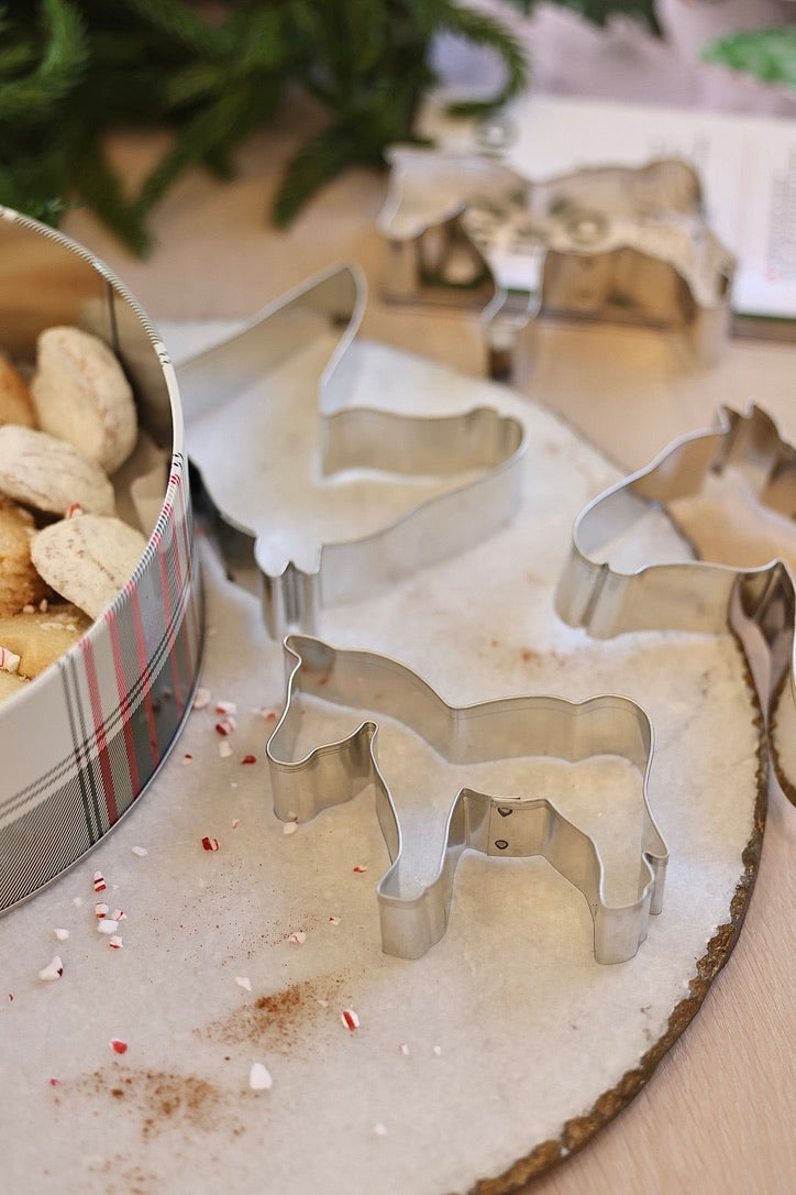 stylish equestrian horse pattern stainless steel cookie cutter