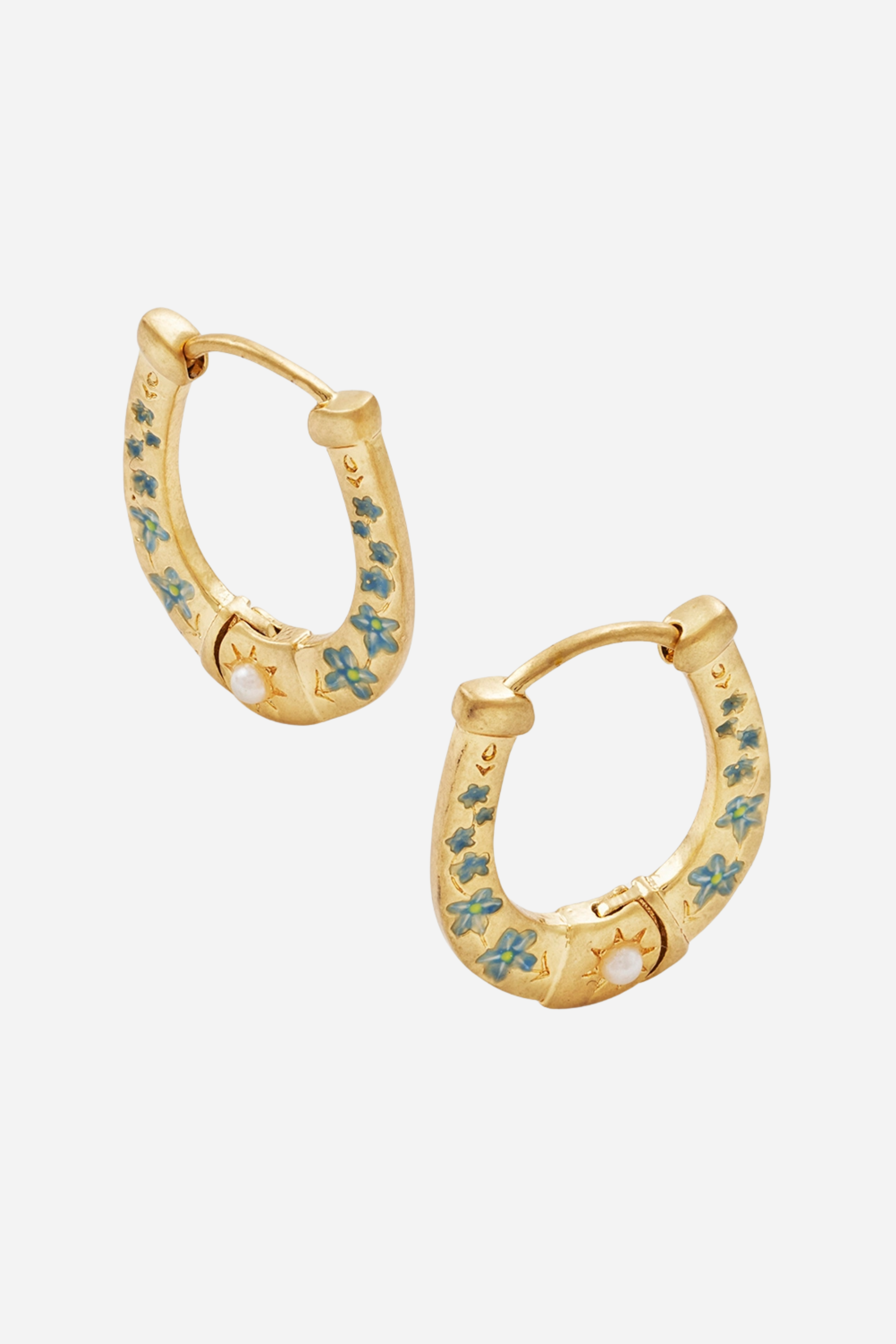 Fable Horseshoe Hoop Earrings
