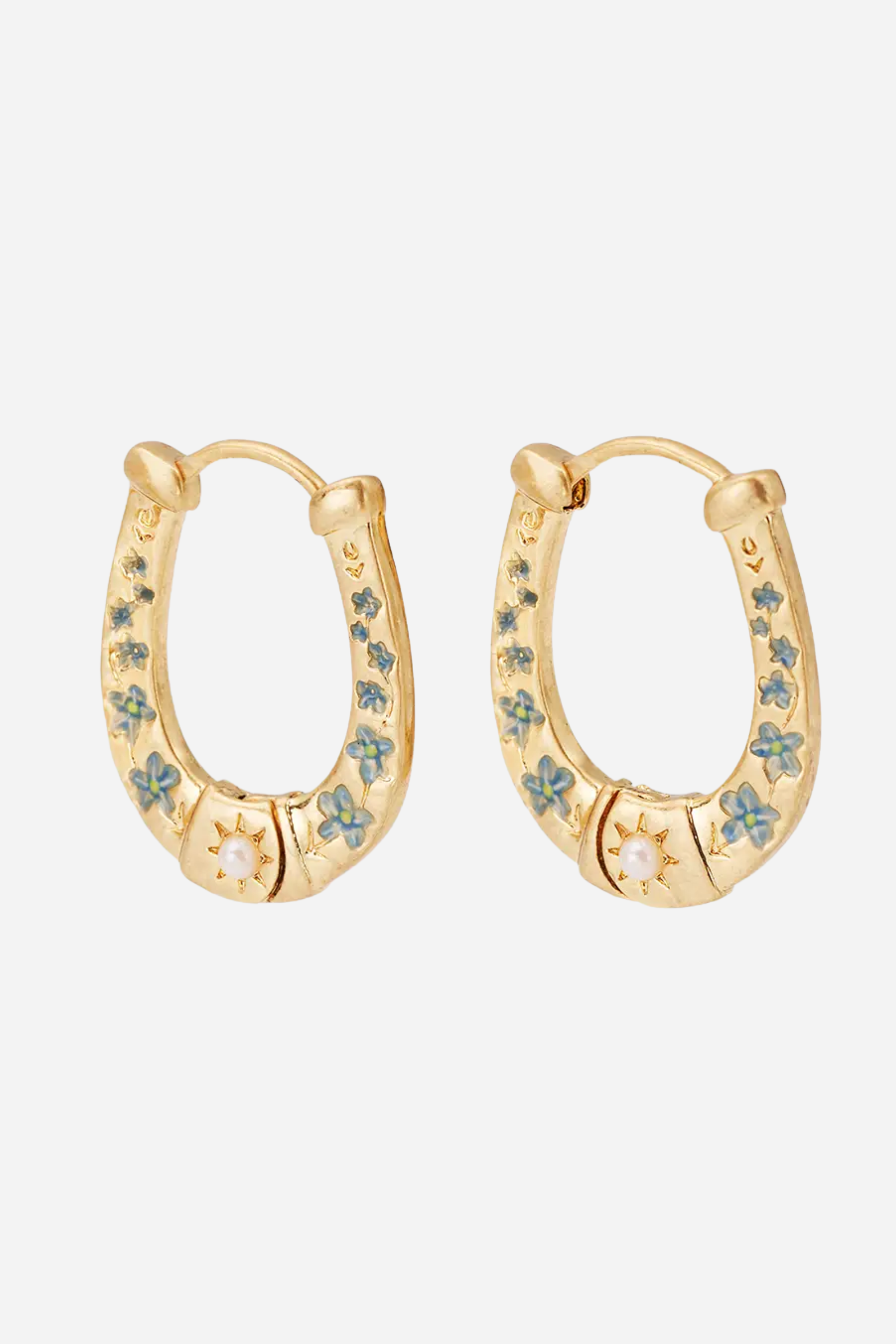 Fable Horseshoe Hoop Earrings