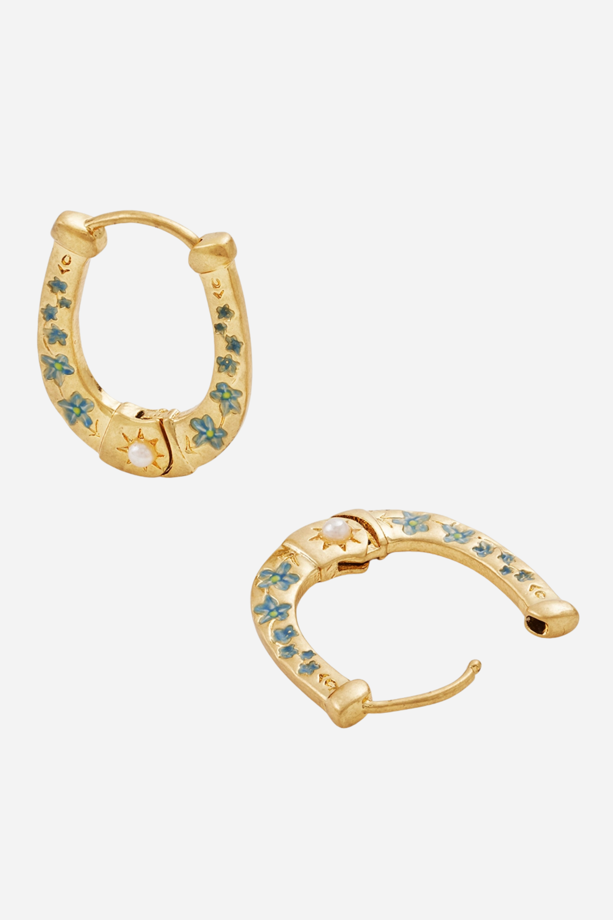 Fable Horseshoe Hoop Earrings