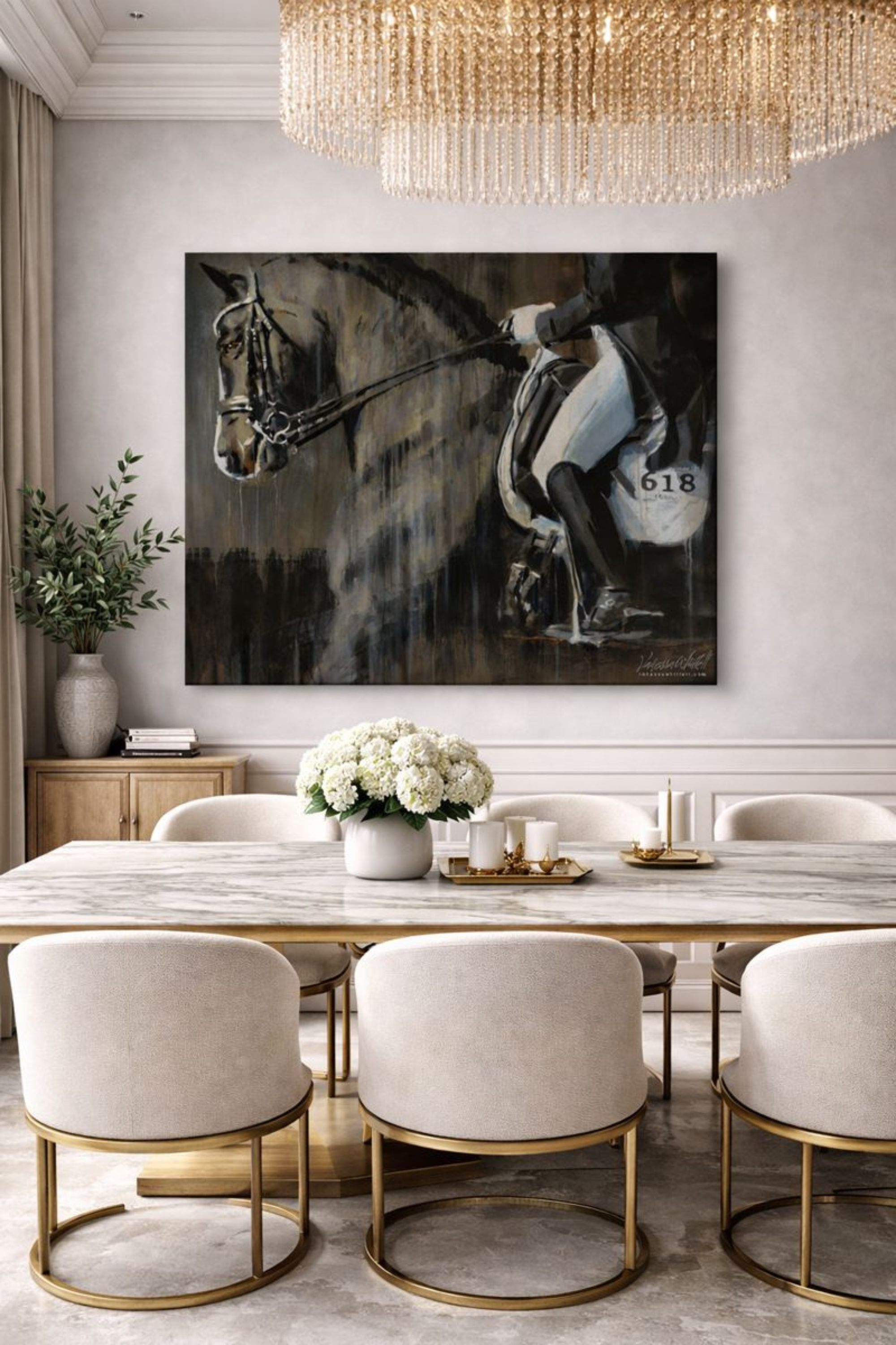 Glint & Glamour Canvas Print