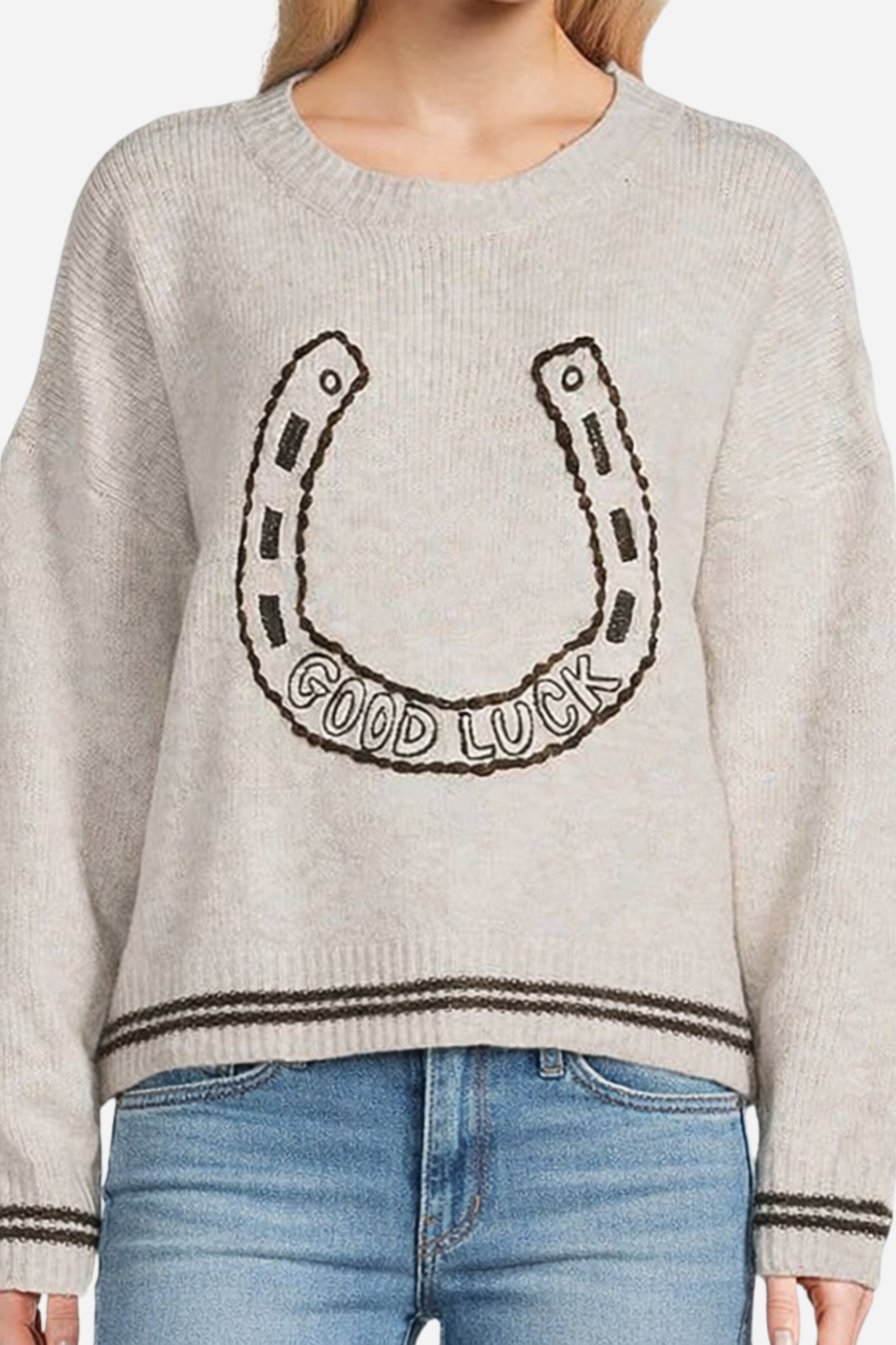 Good Luck Horseshoe Sweater