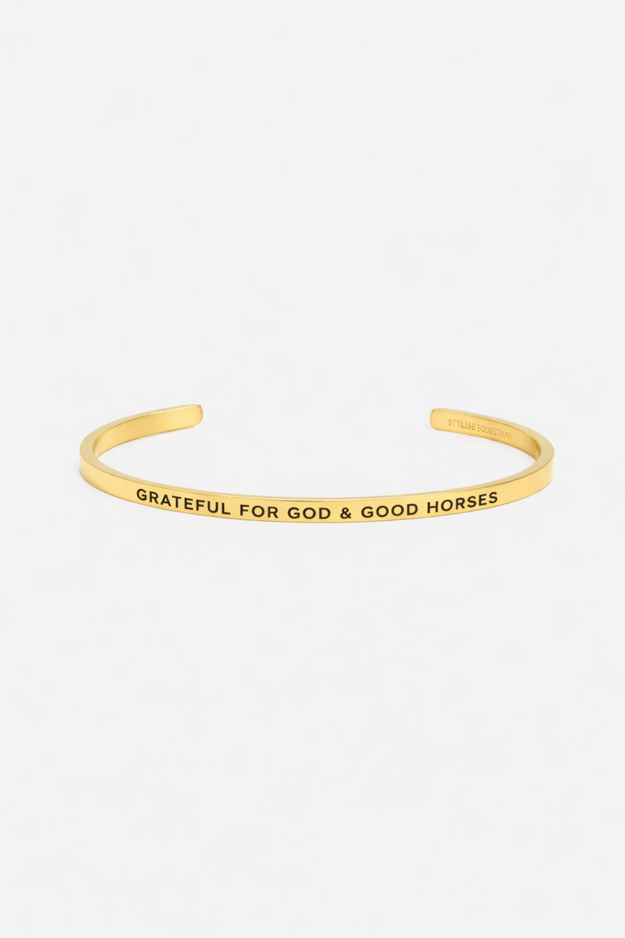 Grateful For God & Good Horses Bangle