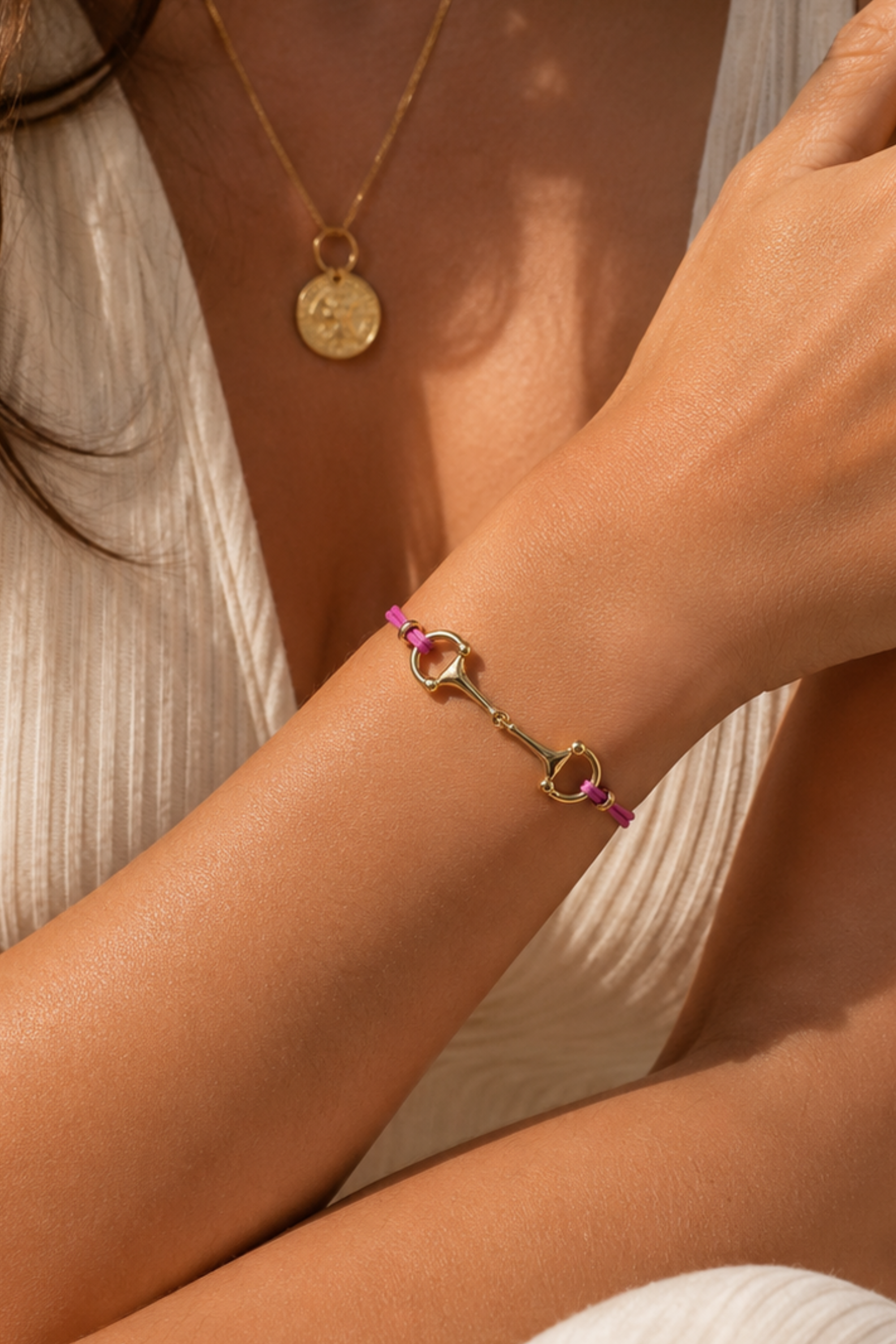 Halo Bit Bracelet - Pink