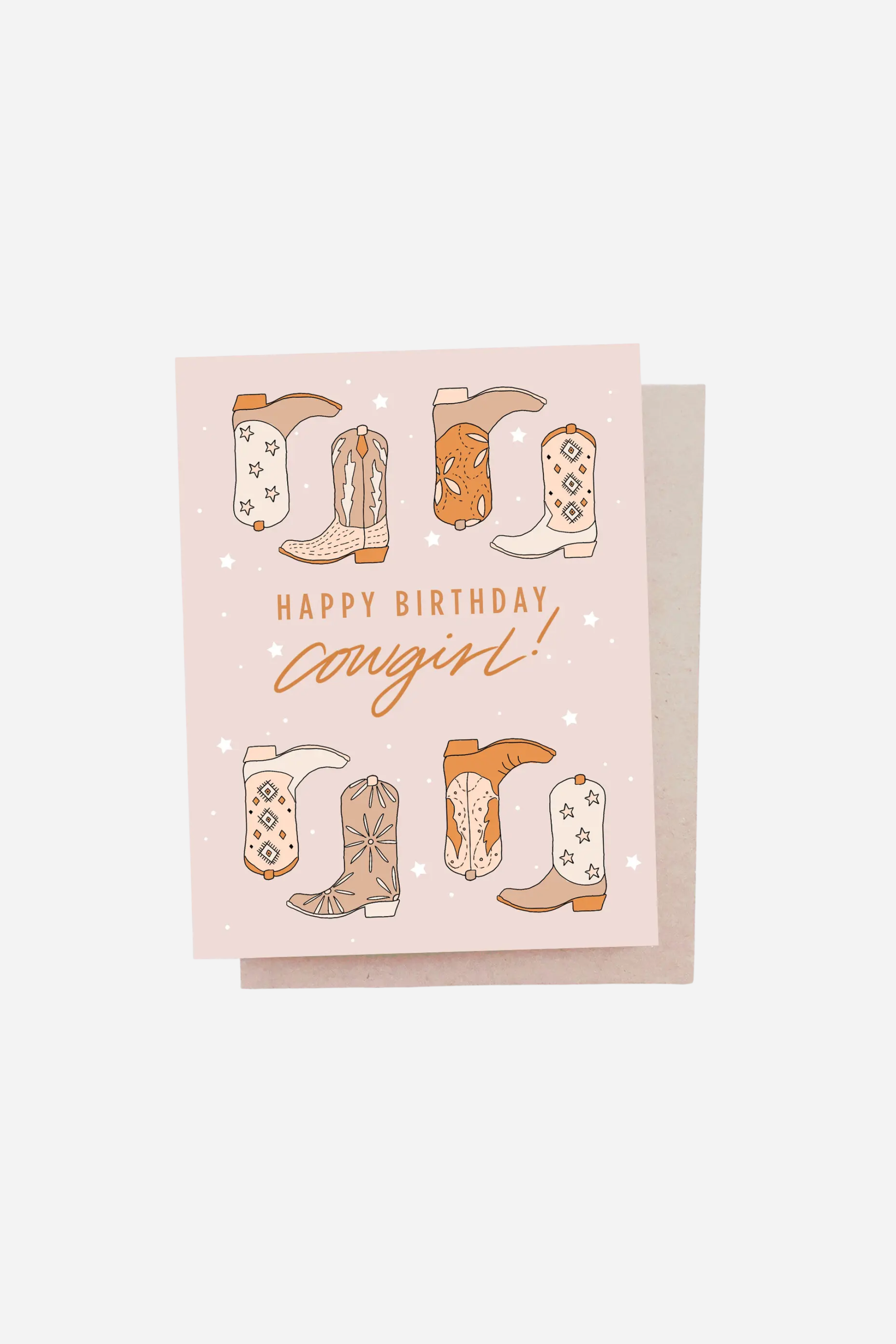 Happy Birthday Cowgirl Card
