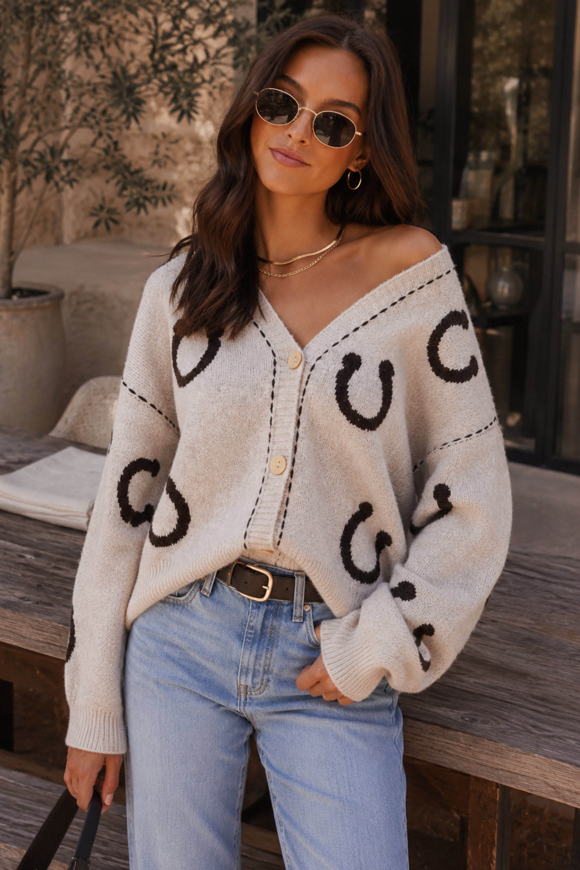 Harmony Horseshoe Cardigan